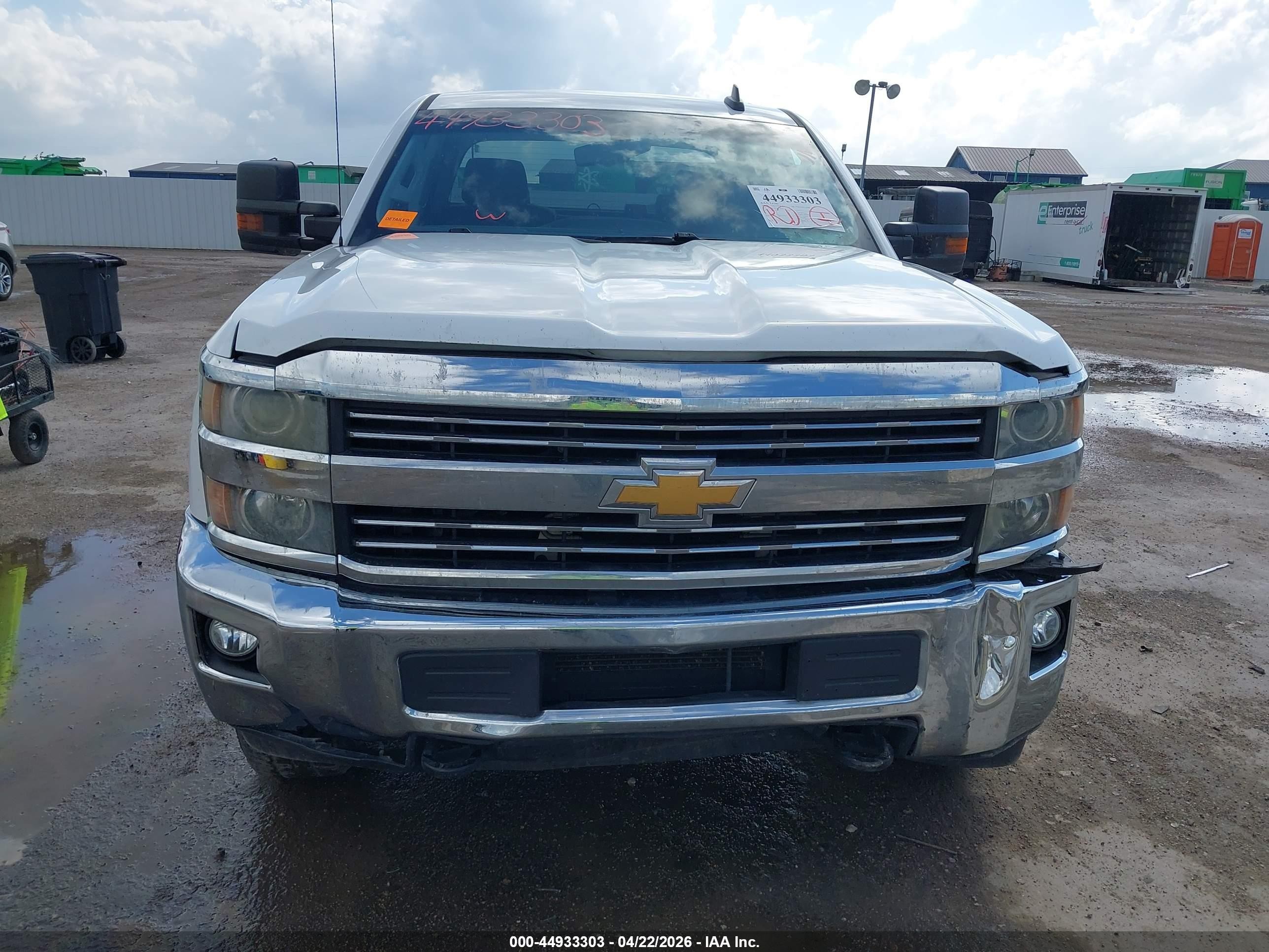 2015 Chevrolet Silverado 2500hd Lt White vin: 1GC1KVEG2FF674013