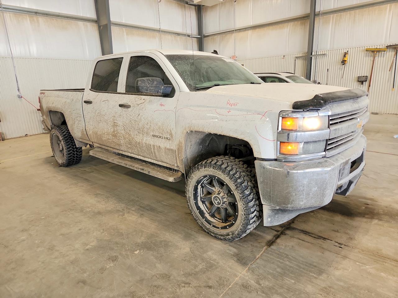 2015 Chevrolet Silverado K2500 Heavy Duty Lt White vin: 1GC1KVEG3FF163152