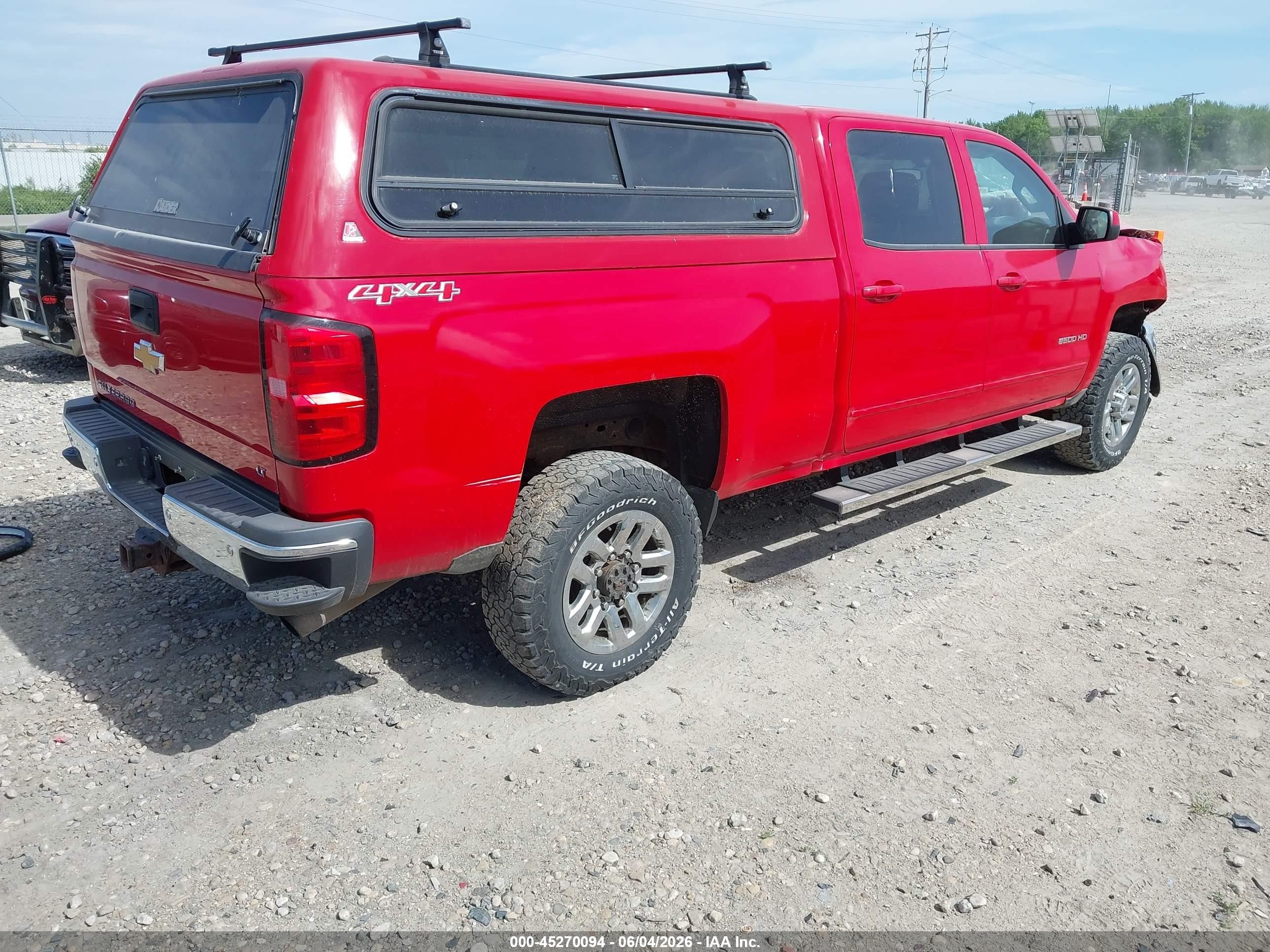 2015 Chevrolet Silverado 2500hd Lt Красный vin: 1GC1KVEG3FF509765