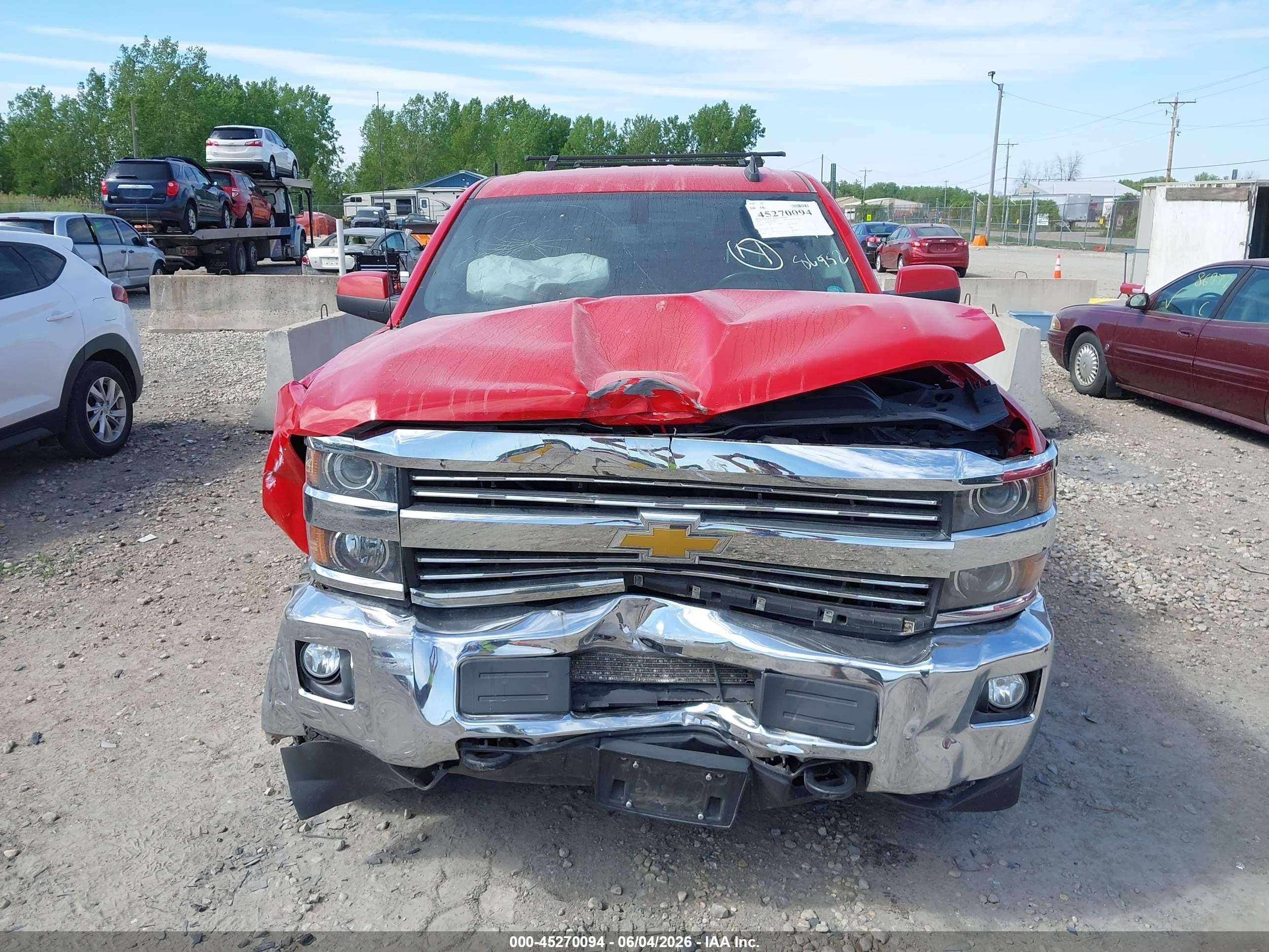 2015 Chevrolet Silverado 2500hd Lt Красный vin: 1GC1KVEG3FF509765