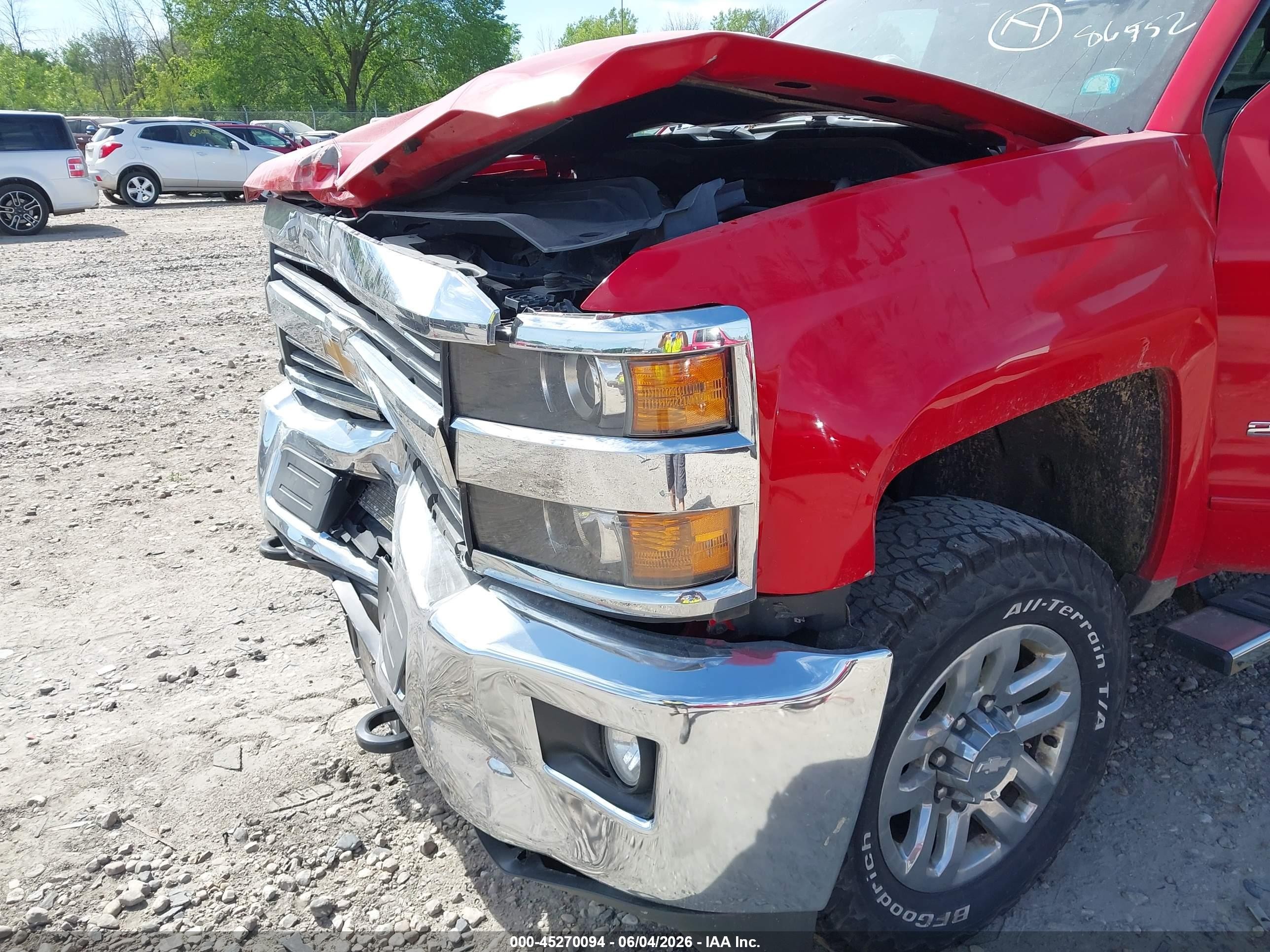 2015 Chevrolet Silverado 2500hd Lt Красный vin: 1GC1KVEG3FF509765