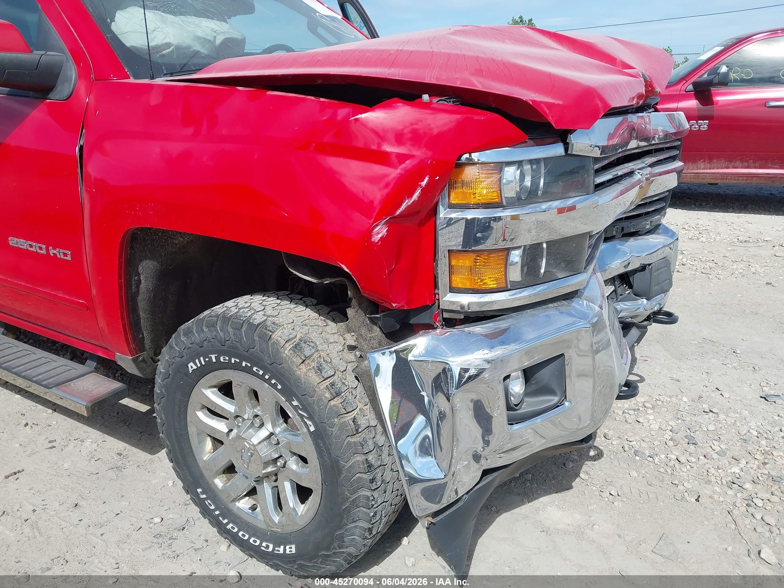 2015 Chevrolet Silverado 2500hd Lt Красный vin: 1GC1KVEG3FF509765