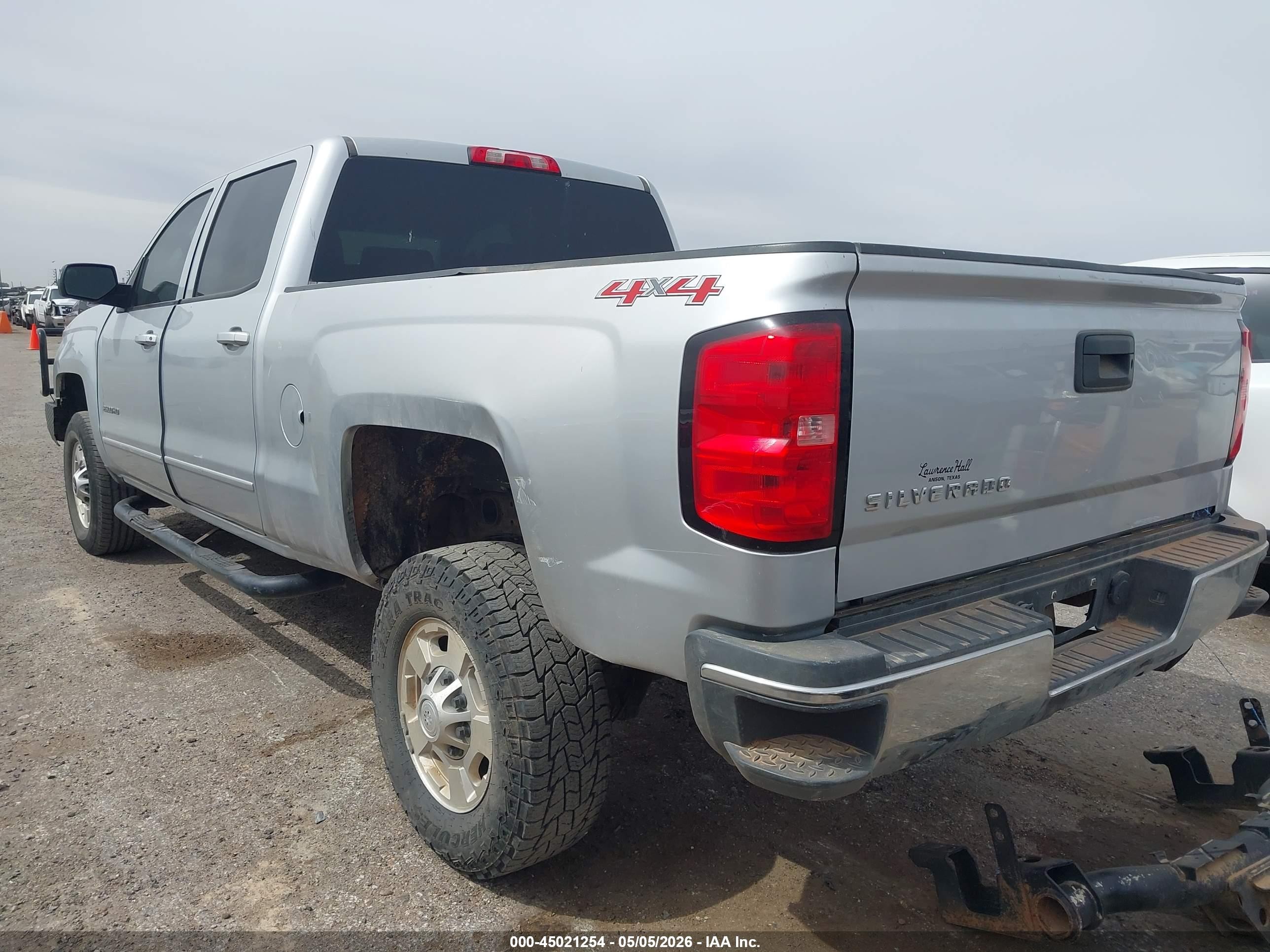 2015 Chevrolet Silverado 2500hd Lt Silver vin: 1GC1KVEG3FF574454
