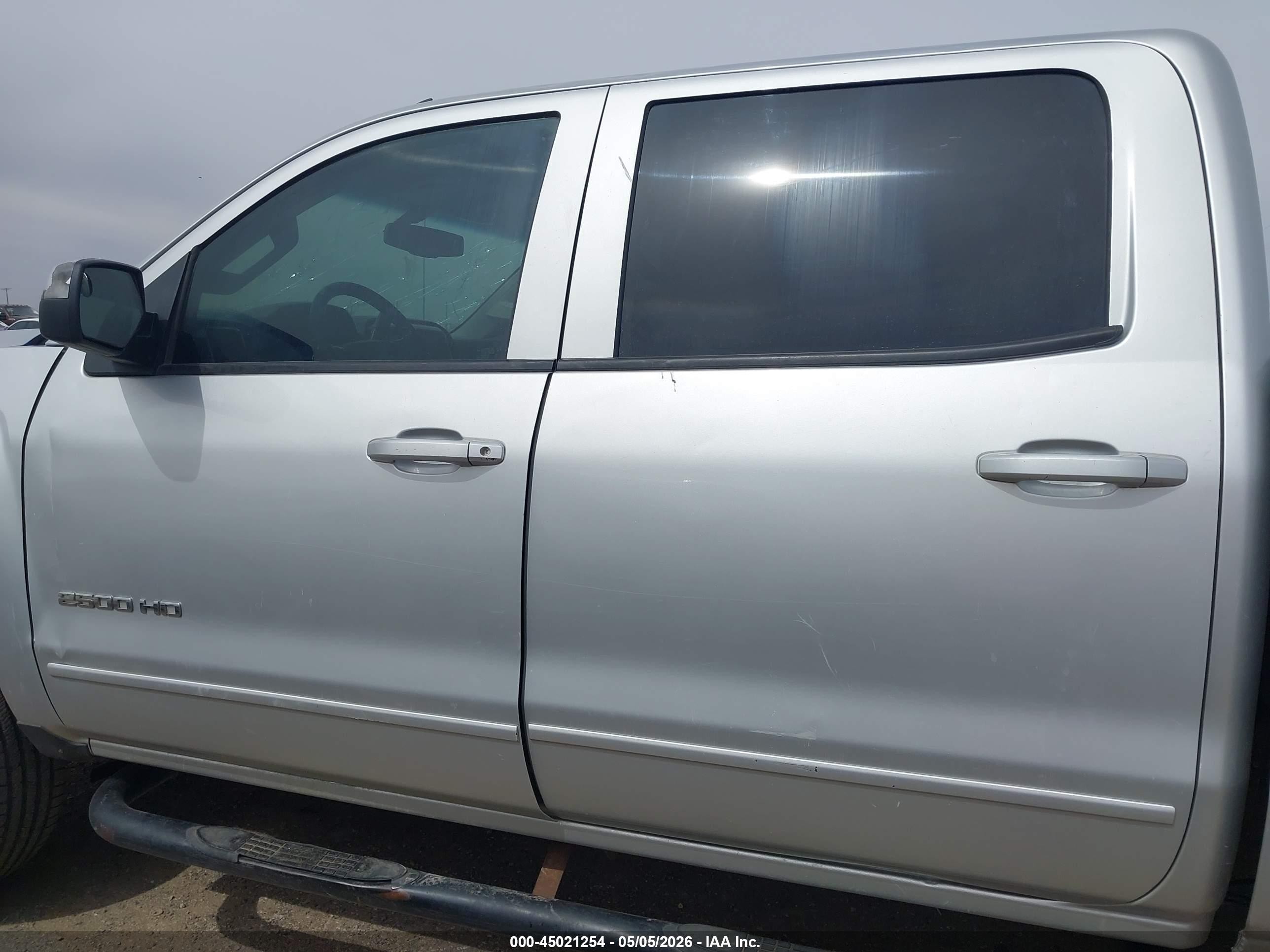 2015 Chevrolet Silverado 2500hd Lt Silver vin: 1GC1KVEG3FF574454