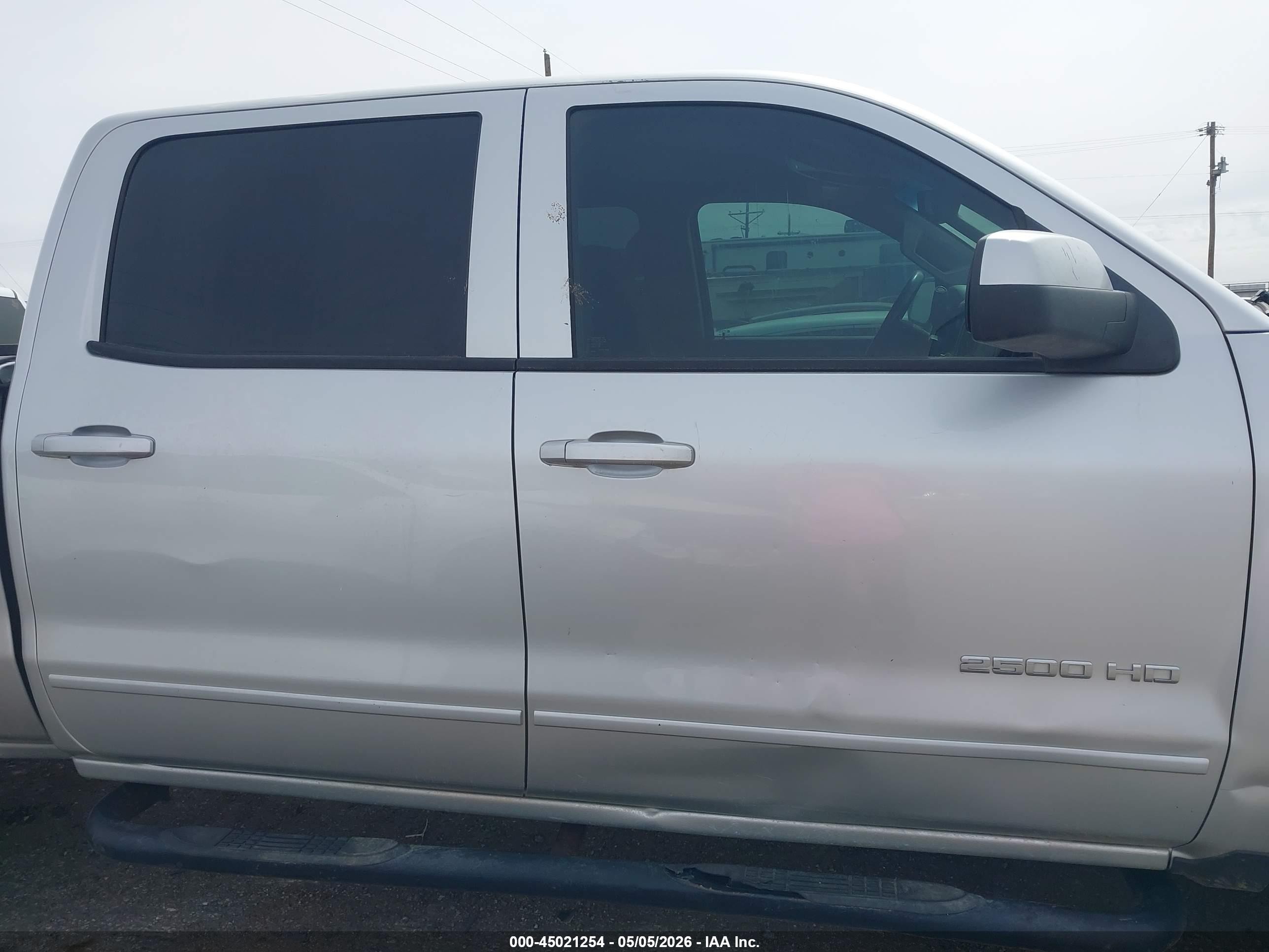2015 Chevrolet Silverado 2500hd Lt Silver vin: 1GC1KVEG3FF574454