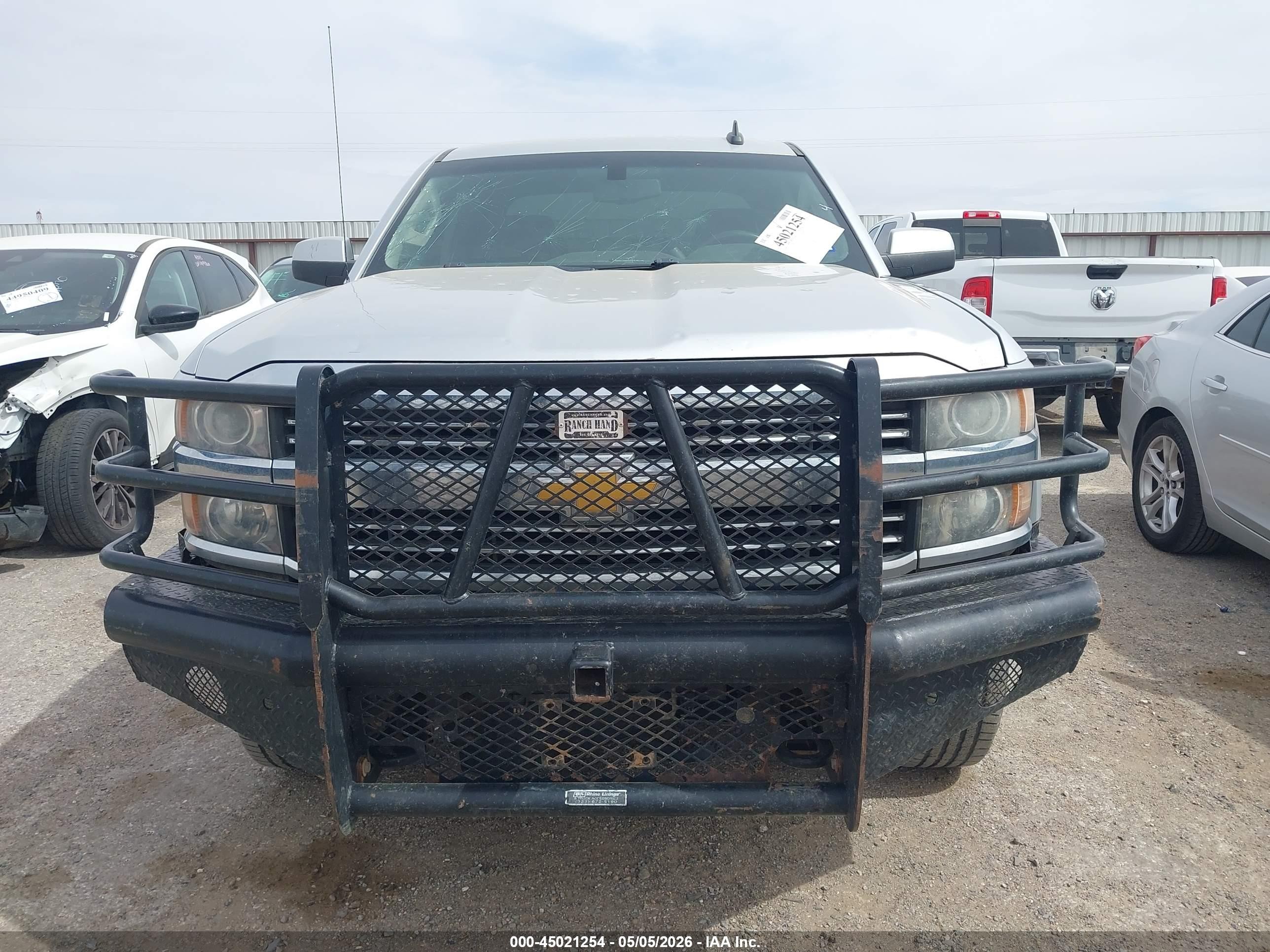 2015 Chevrolet Silverado 2500hd Lt Silver vin: 1GC1KVEG3FF574454