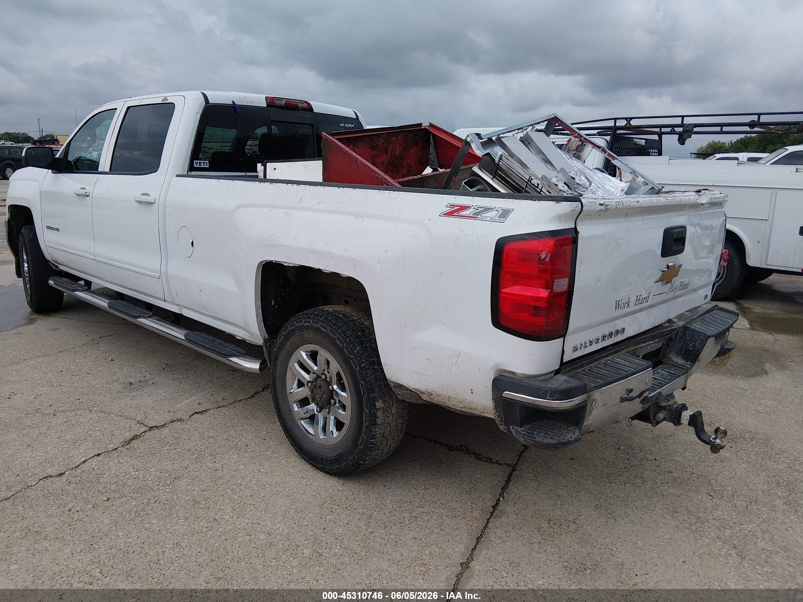 2015 Chevrolet Silverado 2500hd Lt White vin: 1GC1KVEG4FF514389