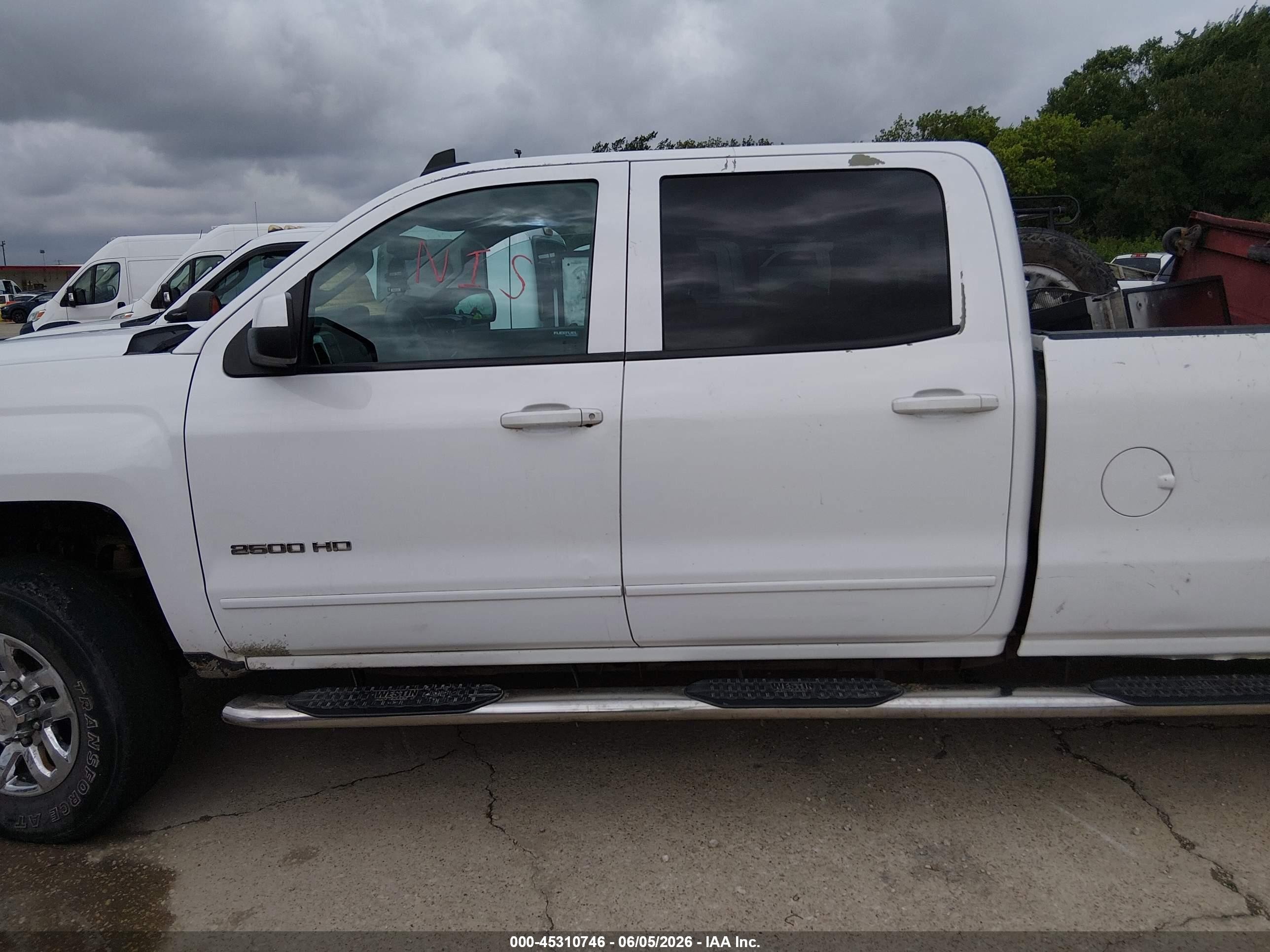 2015 Chevrolet Silverado 2500hd Lt White vin: 1GC1KVEG4FF514389