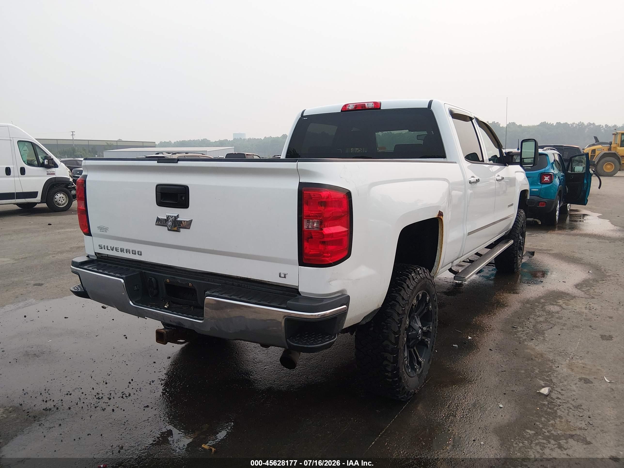 2015 Chevrolet Silverado 2500hd Lt Белый vin: 1GC1KVEG8FF108566