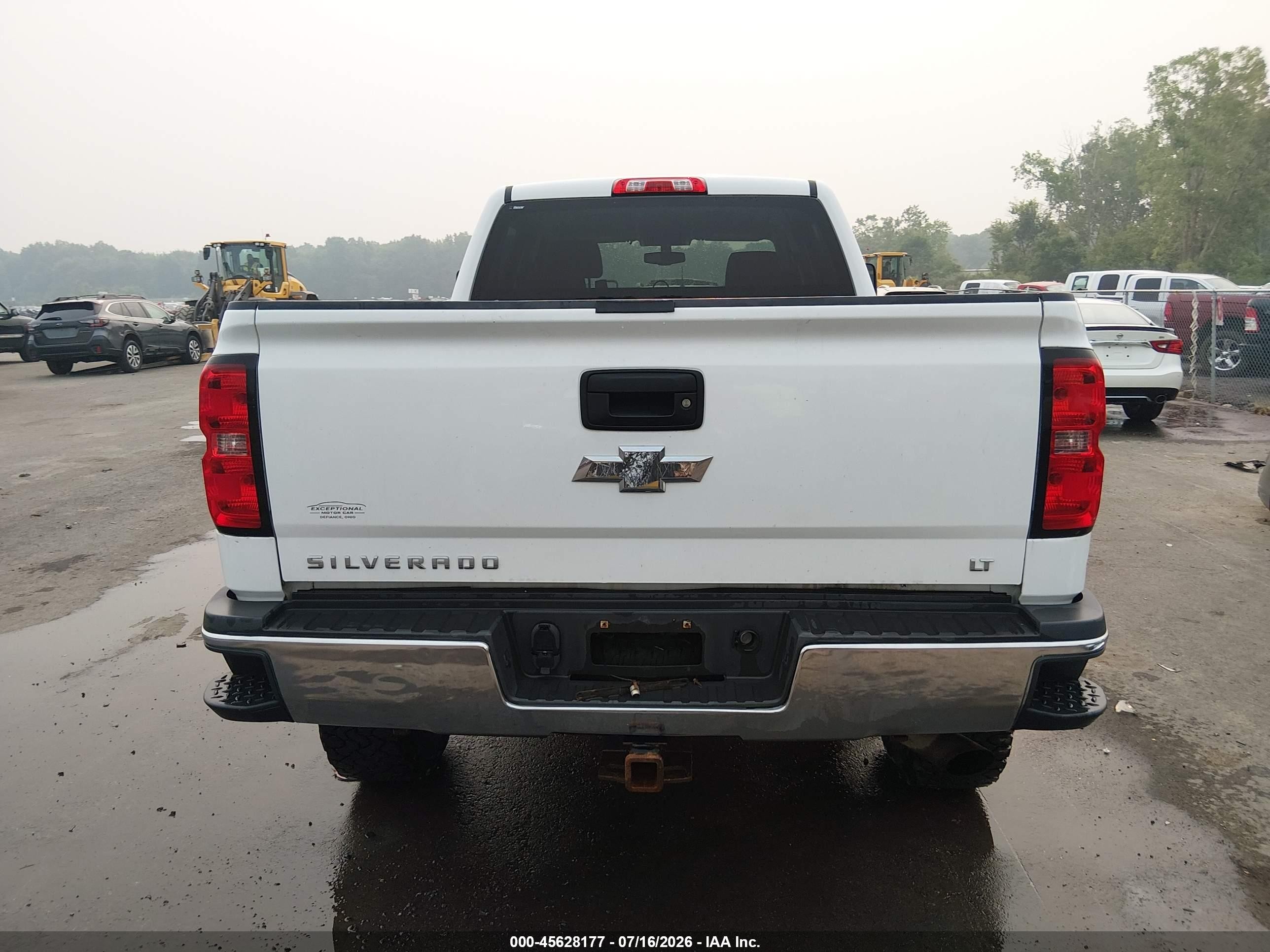 2015 Chevrolet Silverado 2500hd Lt Белый vin: 1GC1KVEG8FF108566