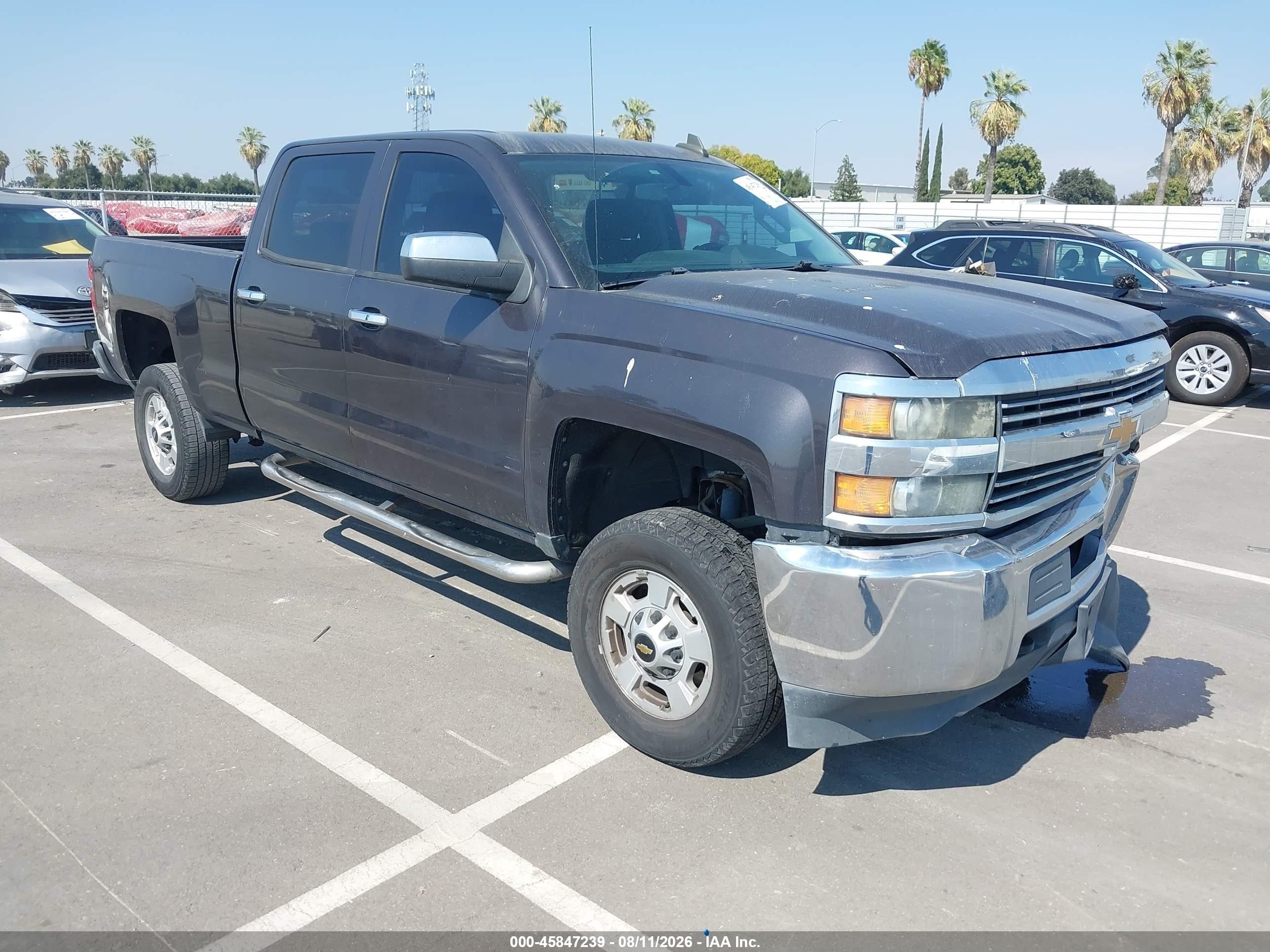 2015 Chevrolet Silverado 2500hd Built After Aug 14 Lt Gray vin: 1GC1KVEG8FF572246