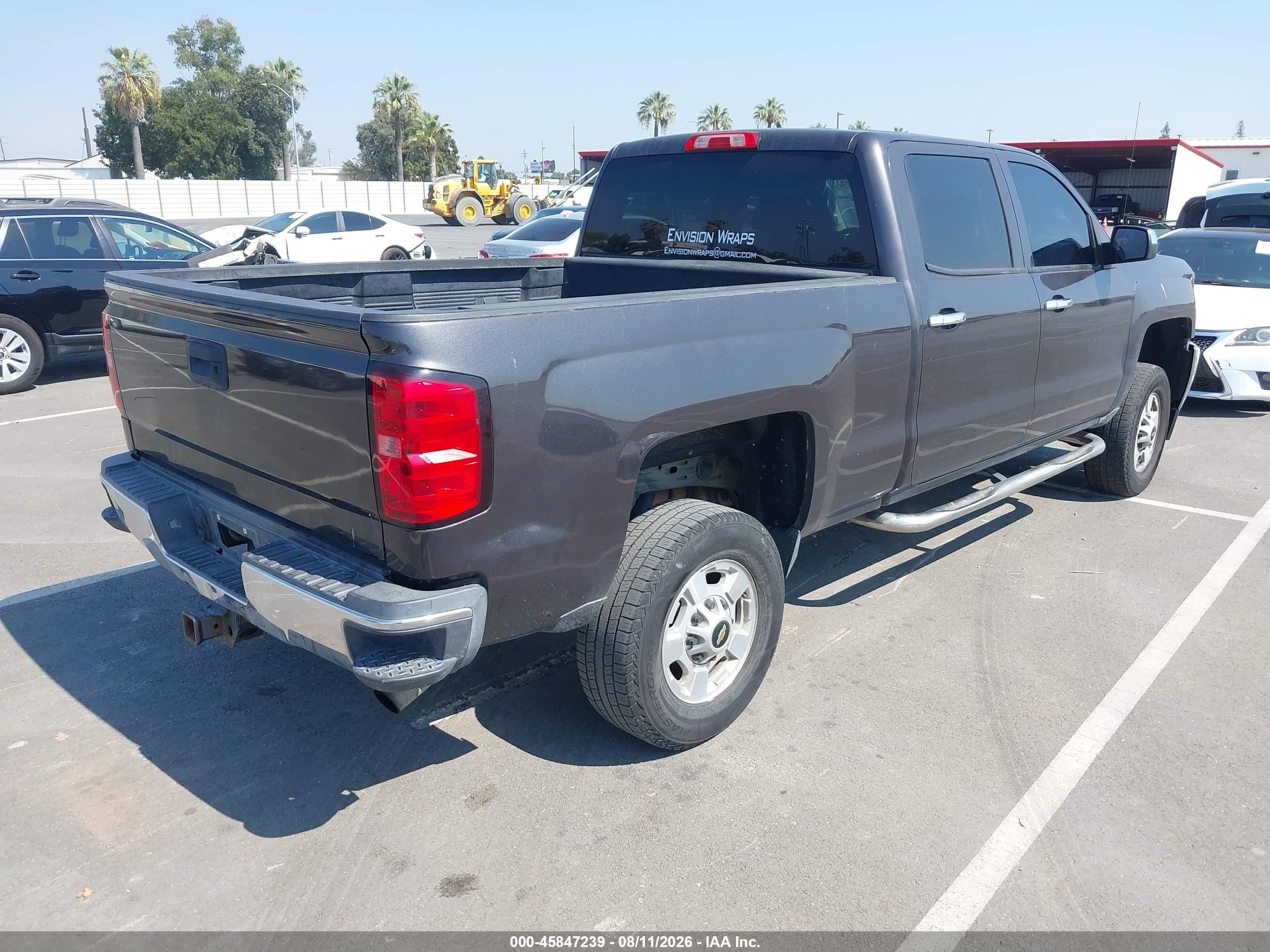 2015 Chevrolet Silverado 2500hd Built After Aug 14 Lt Gray vin: 1GC1KVEG8FF572246
