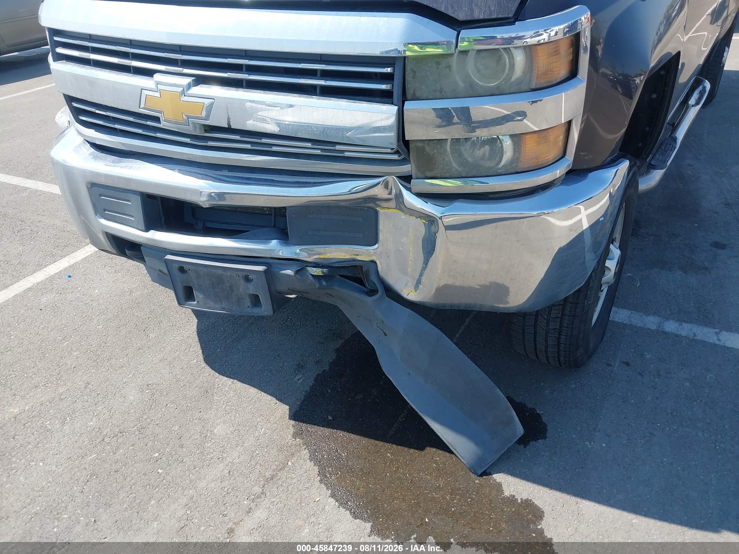 2015 Chevrolet Silverado 2500hd Built After Aug 14 Lt Gray vin: 1GC1KVEG8FF572246