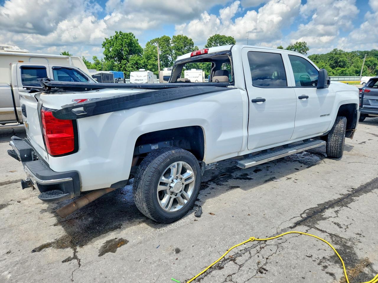 2015 Chevrolet Silverado K2500 Heavy Duty Lt White vin: 1GC1KVEG9FF116840