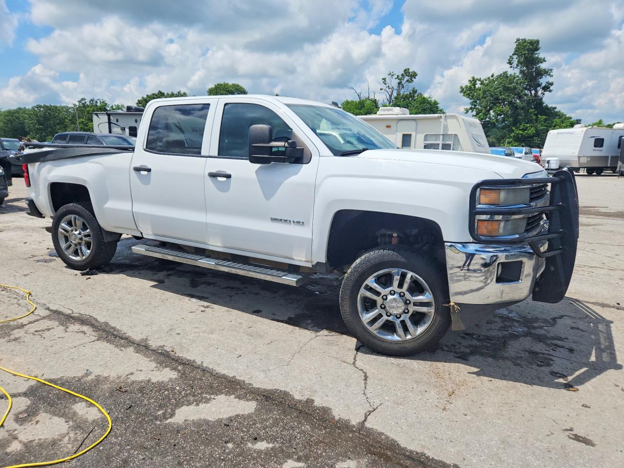 2015 Chevrolet Silverado K2500 Heavy Duty Lt White vin: 1GC1KVEG9FF116840