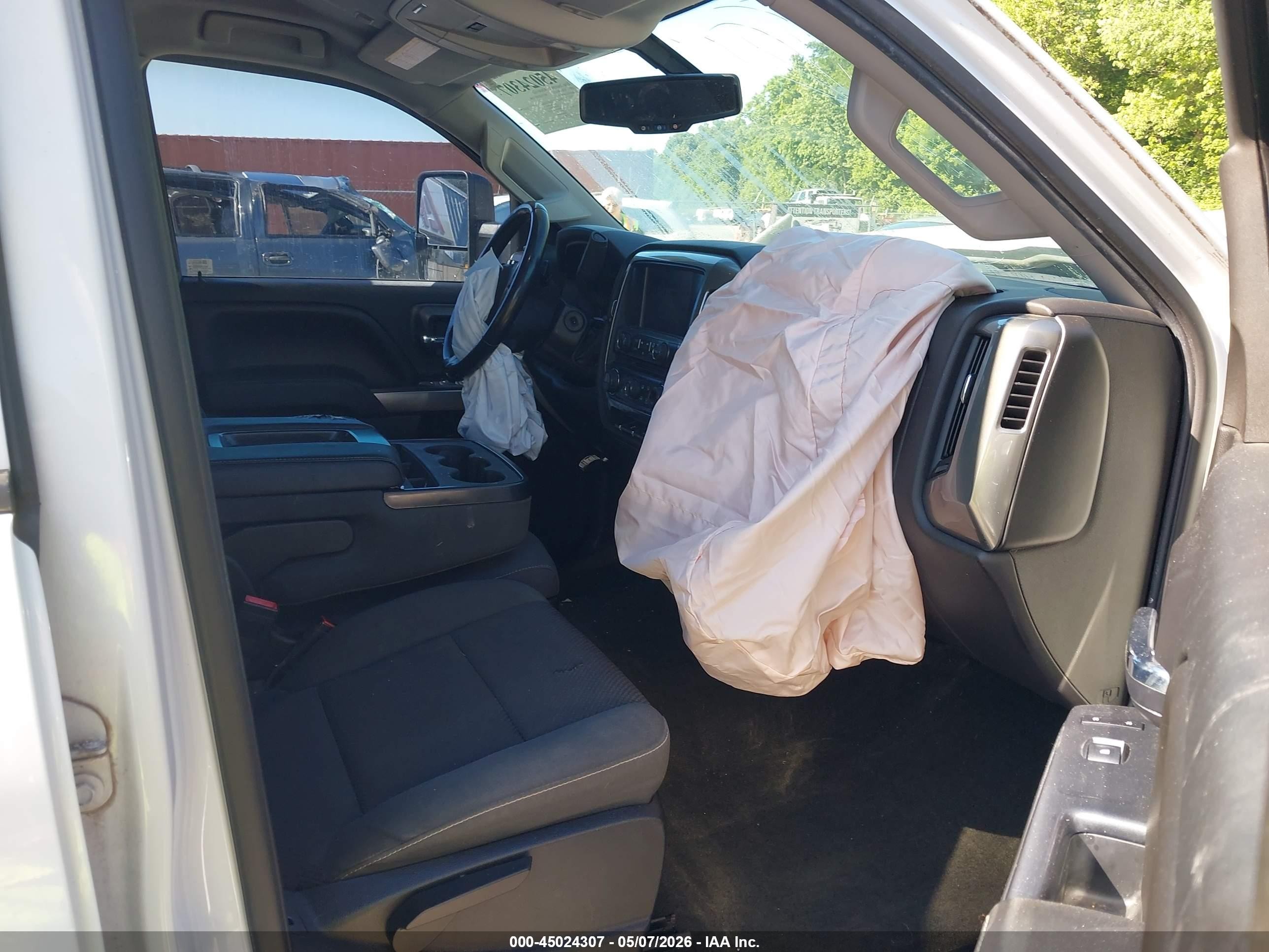 2015 Chevrolet Silverado 2500hd Lt White vin: 1GC1KVEG9FF676101