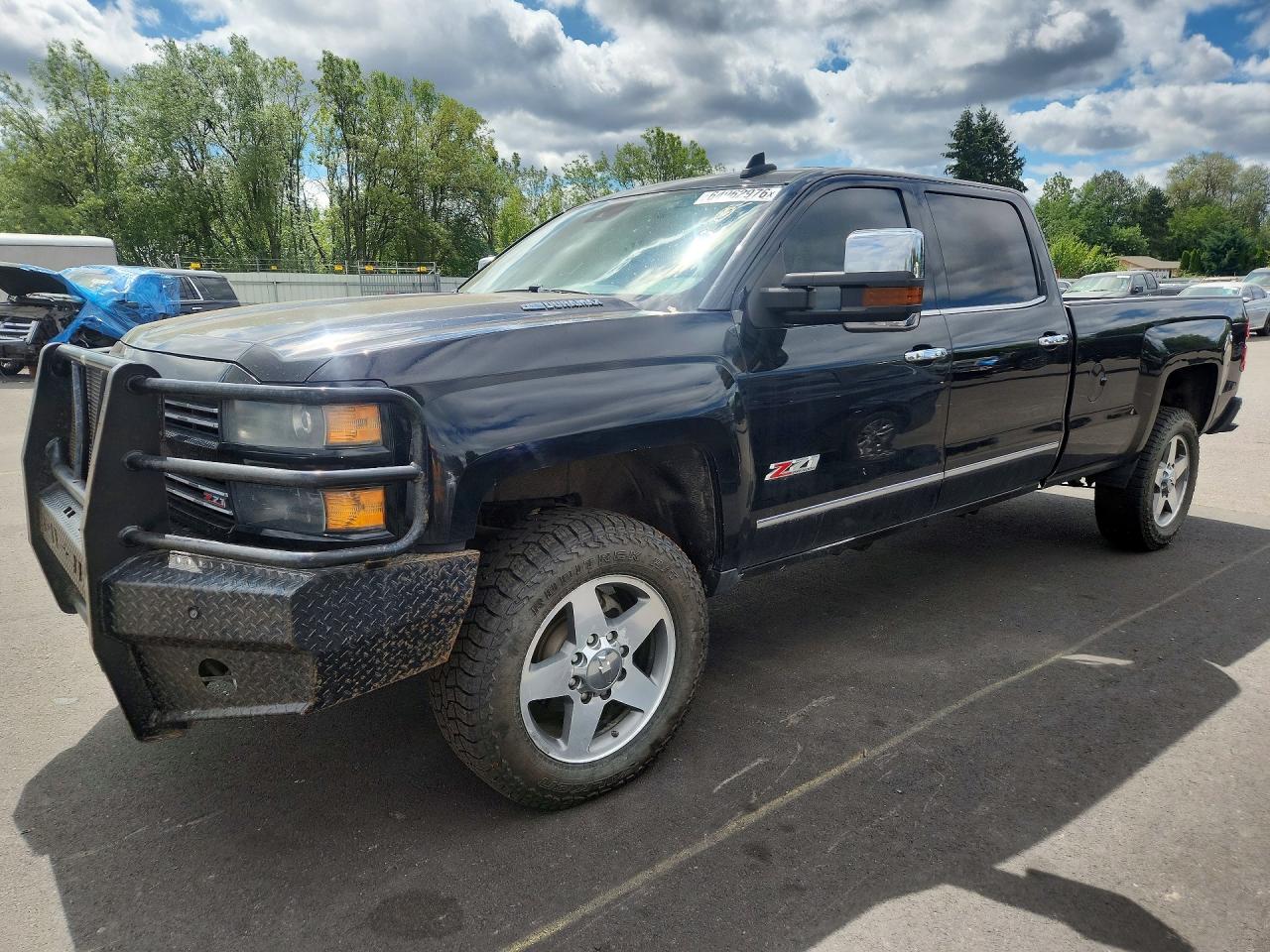 2015 Chevrolet Silverado K2500 Heavy Duty Ltz Black vin: 1GC1KWE80FF644751