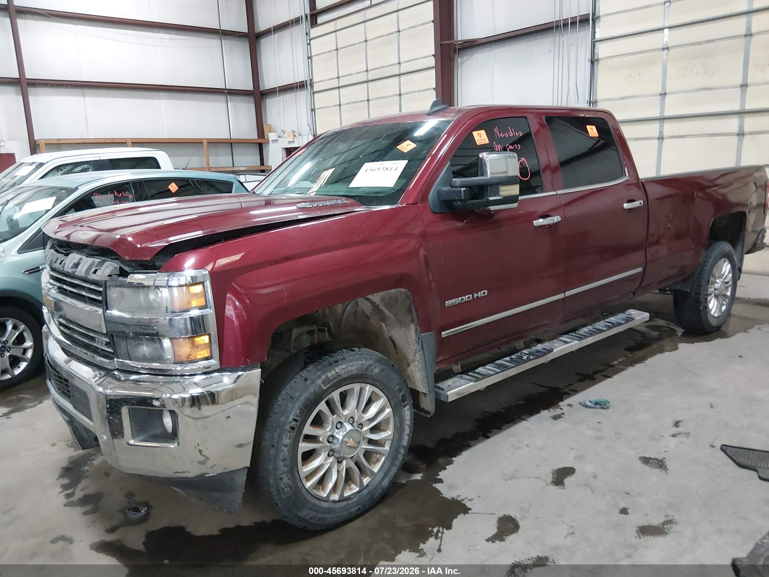2015 Chevrolet Silverado 2500hd Built After Aug 14 Ltz Темно-бордовый vin: 1GC1KWE80FF648489
