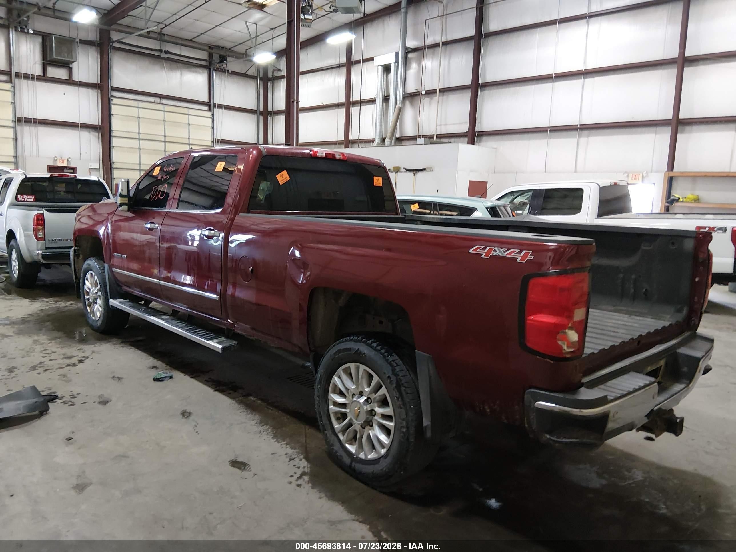 2015 Chevrolet Silverado 2500hd Built After Aug 14 Ltz Темно-бордовый vin: 1GC1KWE80FF648489