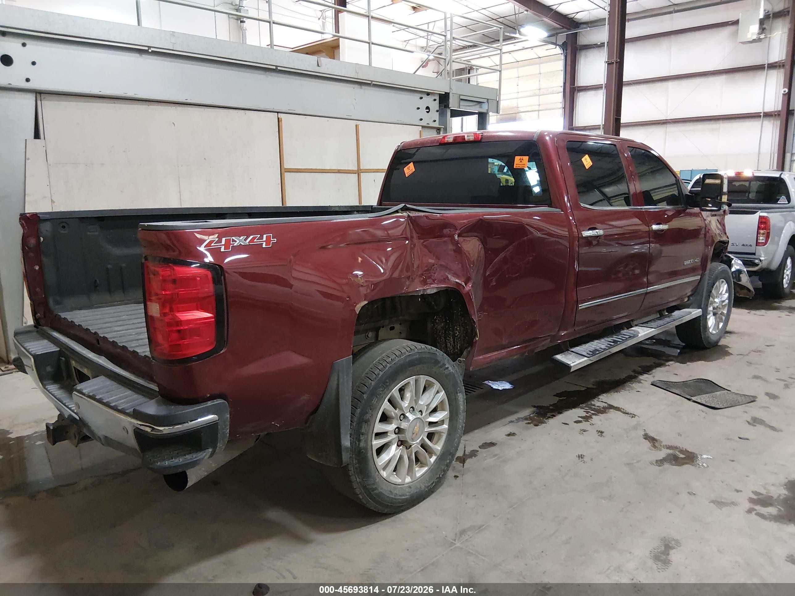 2015 Chevrolet Silverado 2500hd Built After Aug 14 Ltz Темно-бордовый vin: 1GC1KWE80FF648489