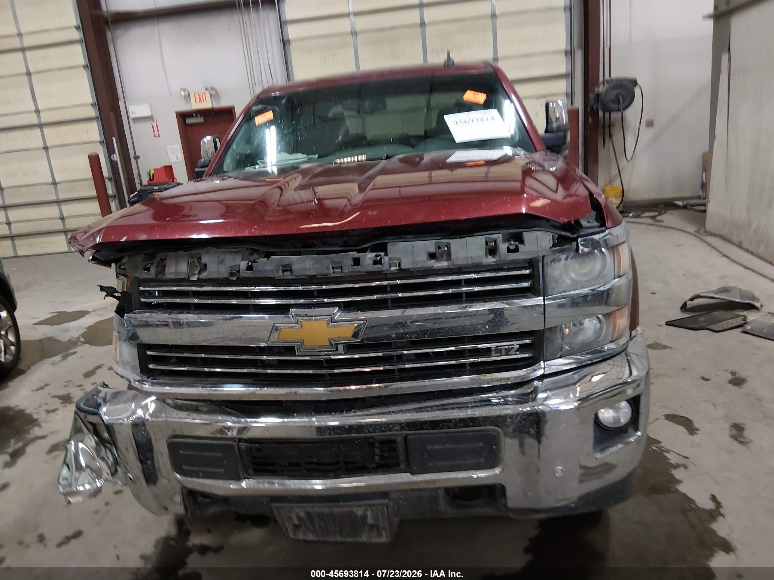 2015 Chevrolet Silverado 2500hd Built After Aug 14 Ltz Темно-бордовый vin: 1GC1KWE80FF648489