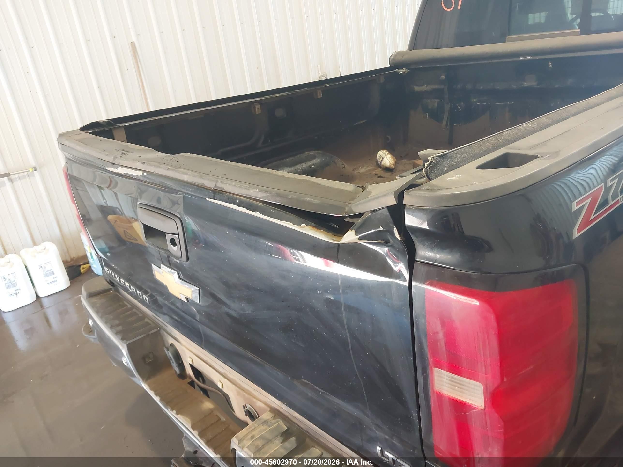 2015 Chevrolet Silverado 2500hd Ltz Black vin: 1GC1KWE81FF178862