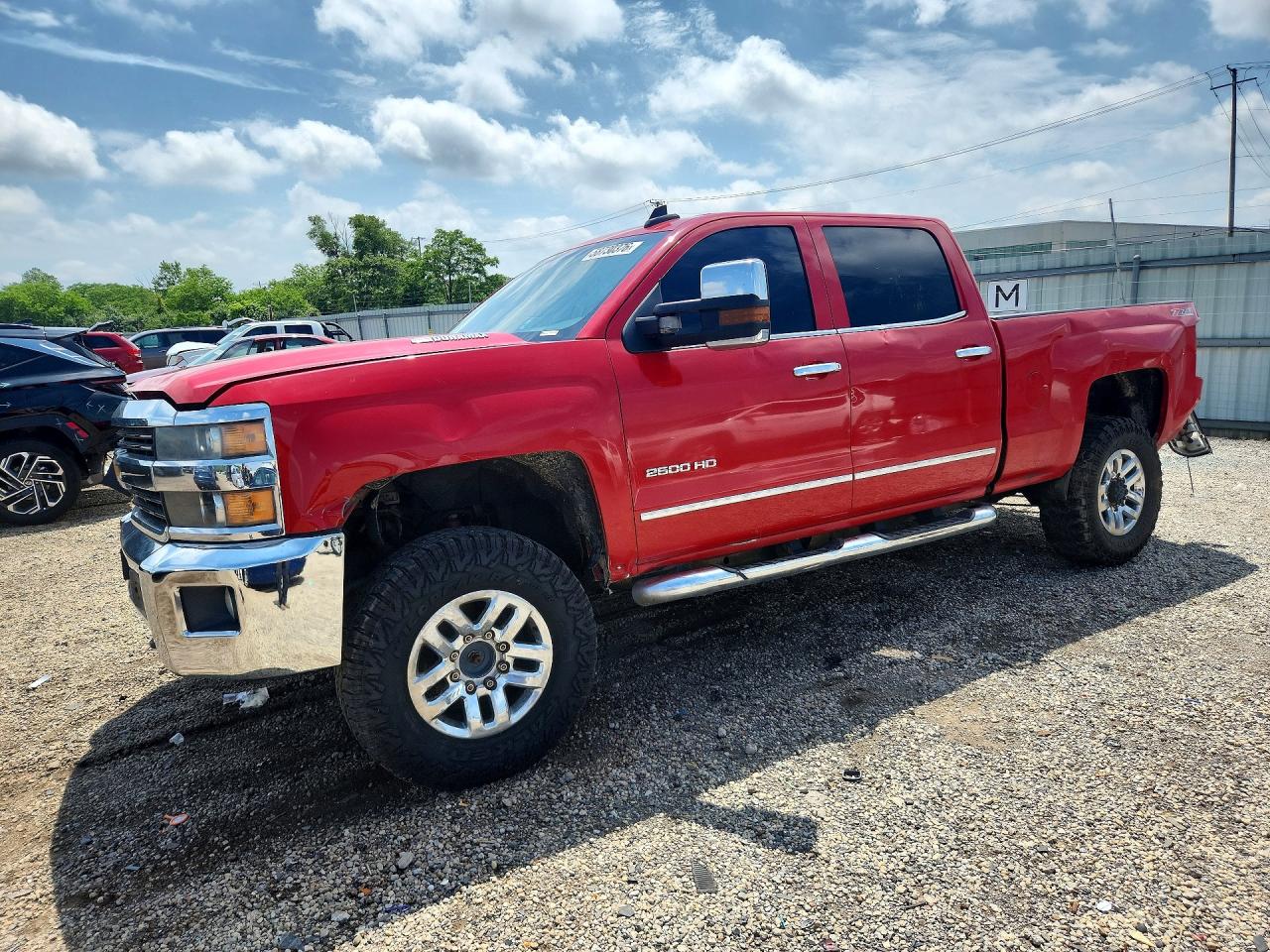 2015 Chevrolet Silverado K2500 Heavy Duty Ltz Red vin: 1GC1KWE81FF534887