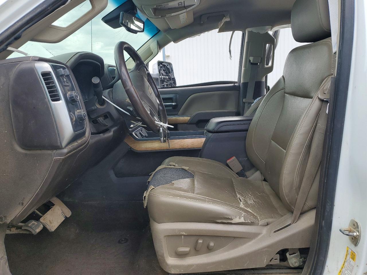 2015 Chevrolet Silverado K2500 Heavy Duty Ltz White vin: 1GC1KWE81FF565654