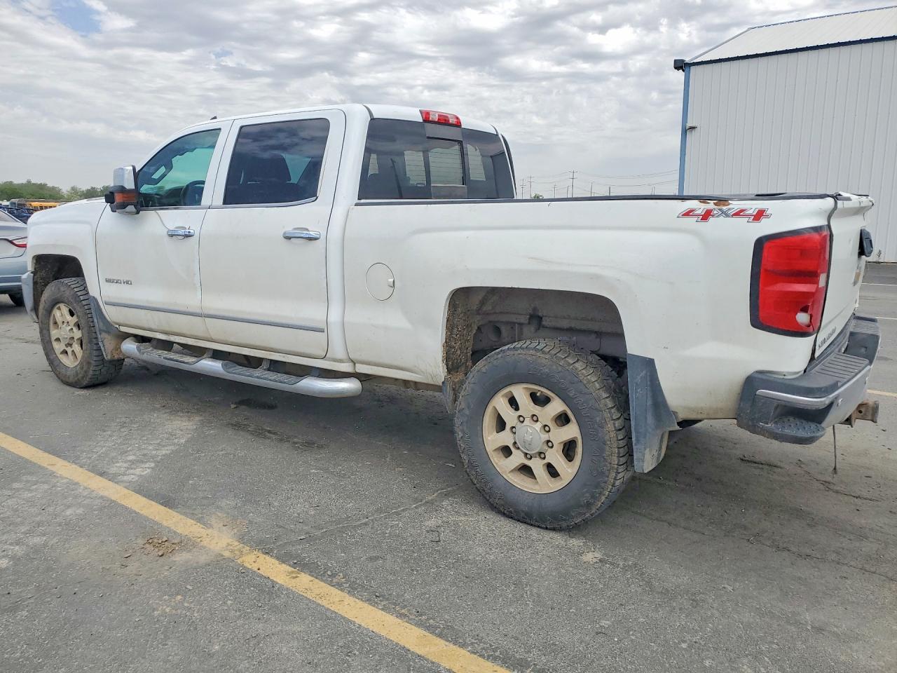 2015 Chevrolet Silverado K2500 Heavy Duty Ltz White vin: 1GC1KWE81FF565654