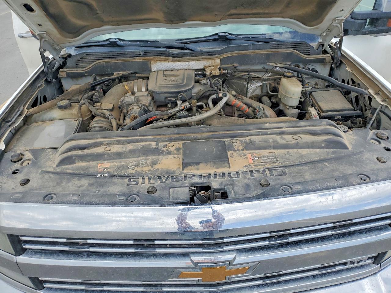 2015 Chevrolet Silverado K2500 Heavy Duty Ltz White vin: 1GC1KWE81FF565654