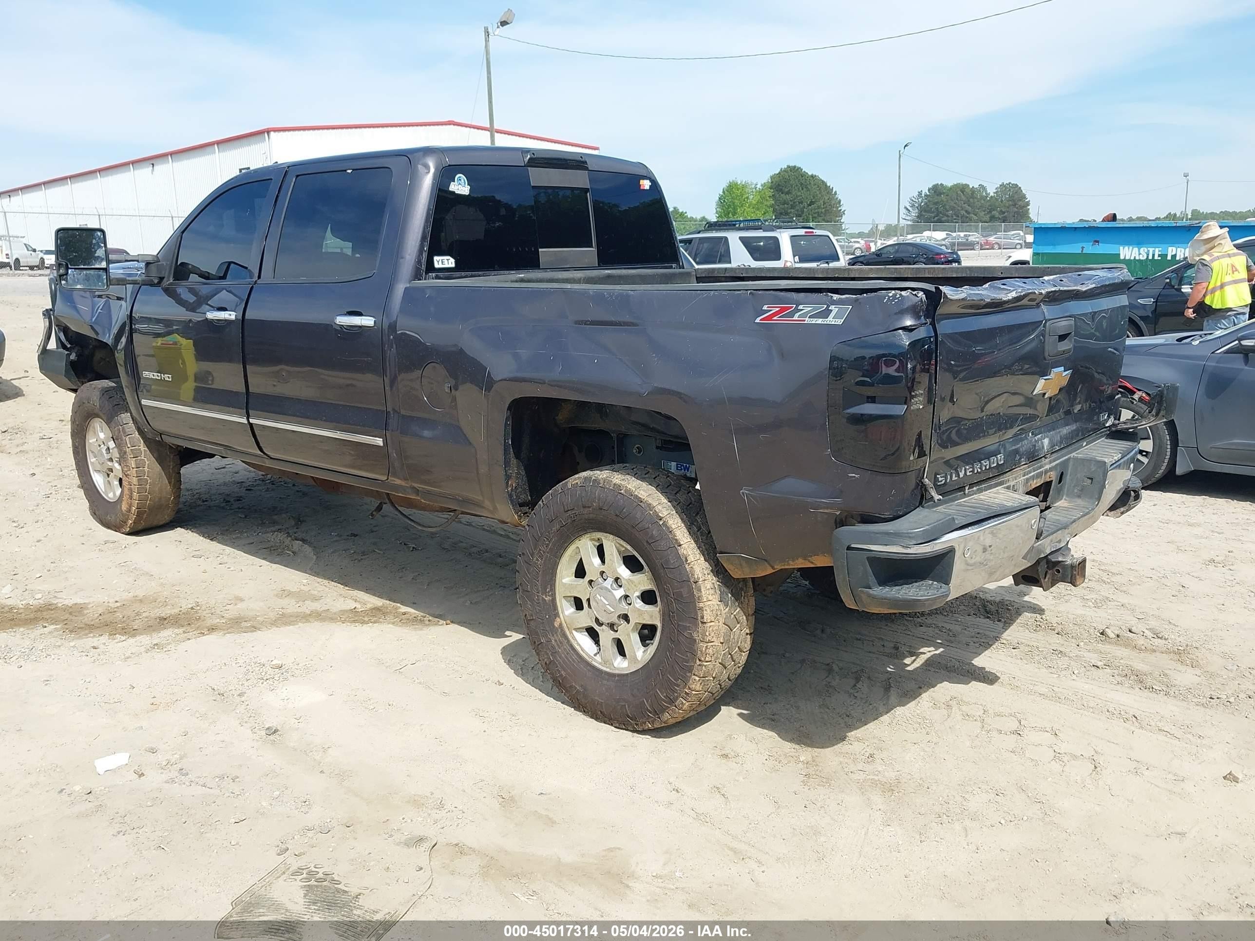 2015 Chevrolet Silverado 2500hd Ltz Черный vin: 1GC1KWE82FF126222