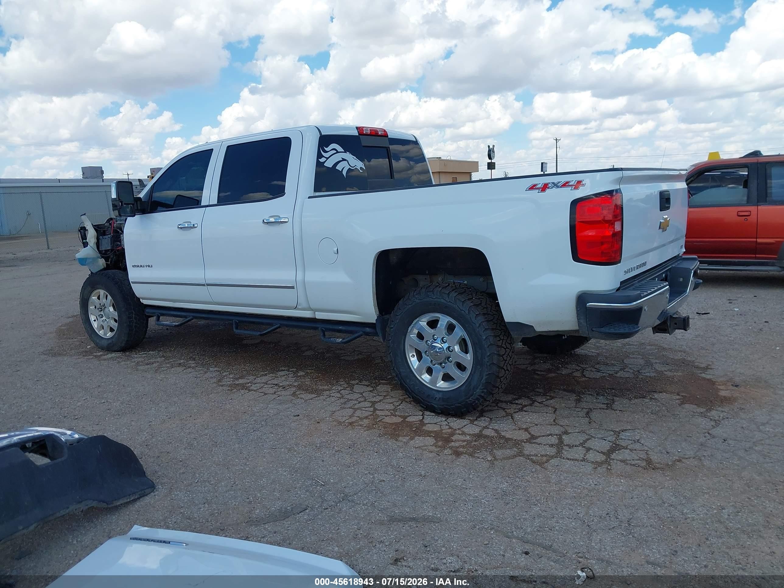 2015 Chevrolet Silverado 2500hd Ltz Белый vin: 1GC1KWE83FF181052
