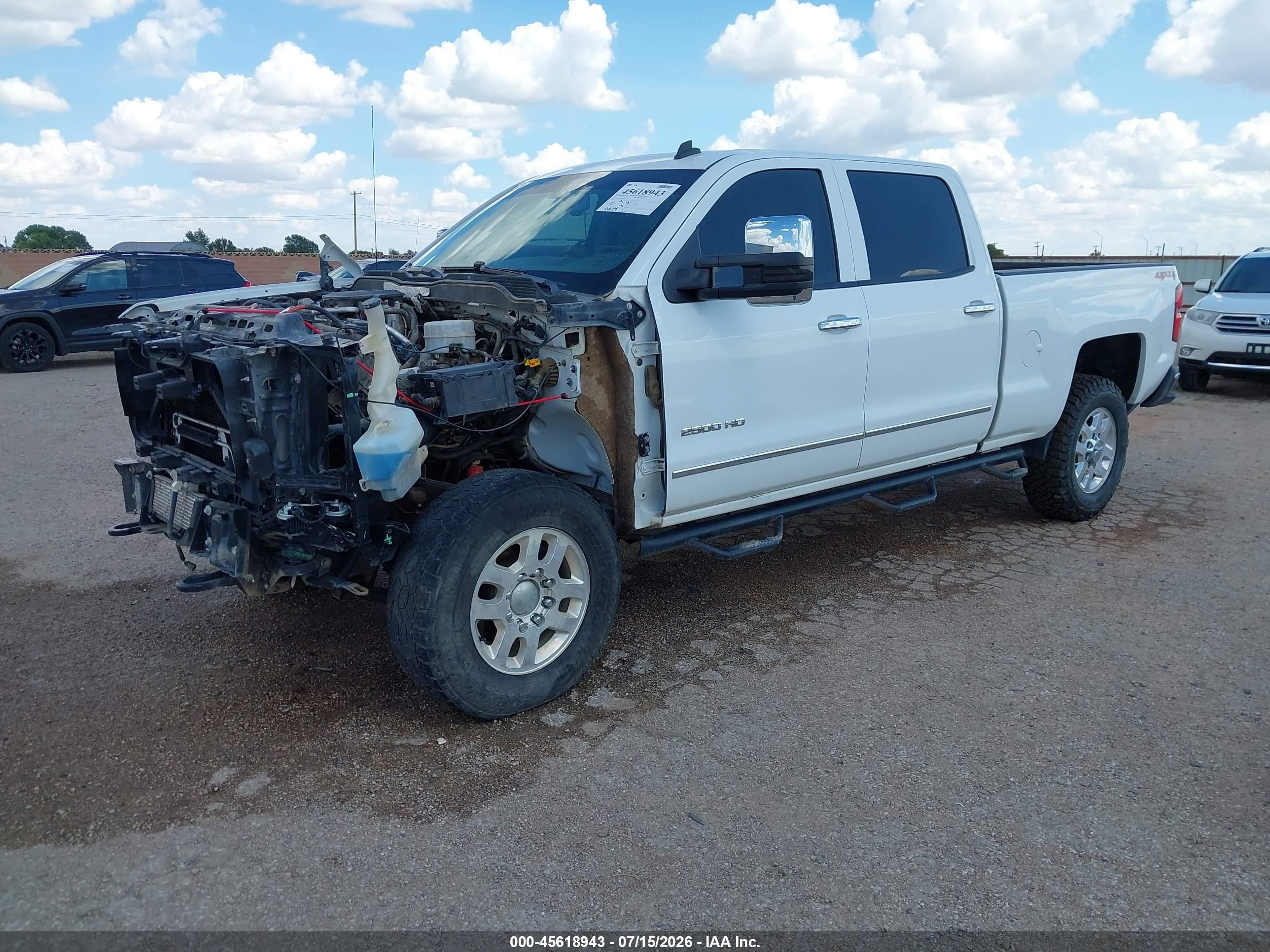2015 Chevrolet Silverado 2500hd Ltz Белый vin: 1GC1KWE83FF181052