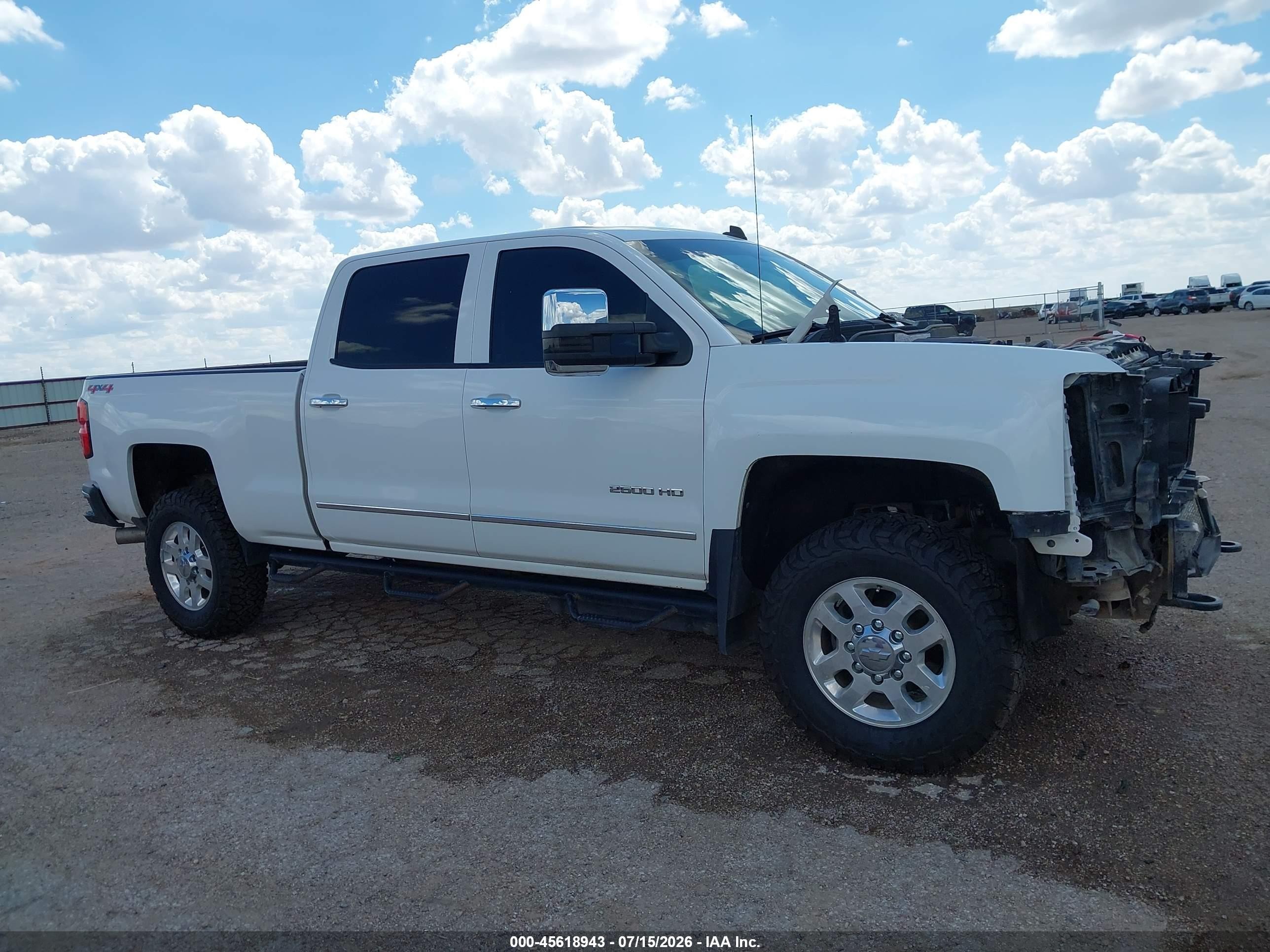 2015 Chevrolet Silverado 2500hd Ltz Белый vin: 1GC1KWE83FF181052