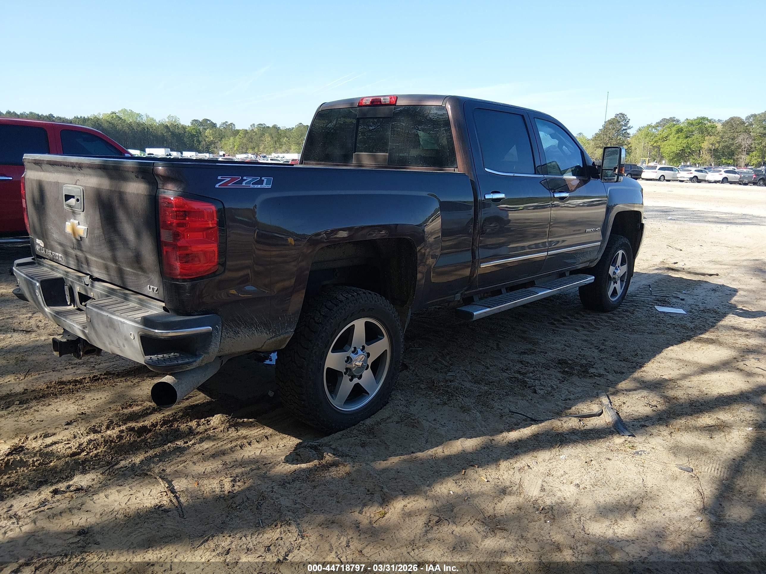 2016 Chevrolet Silverado 2500hd Ltz Коричневый vin: 1GC1KWE83GF230221