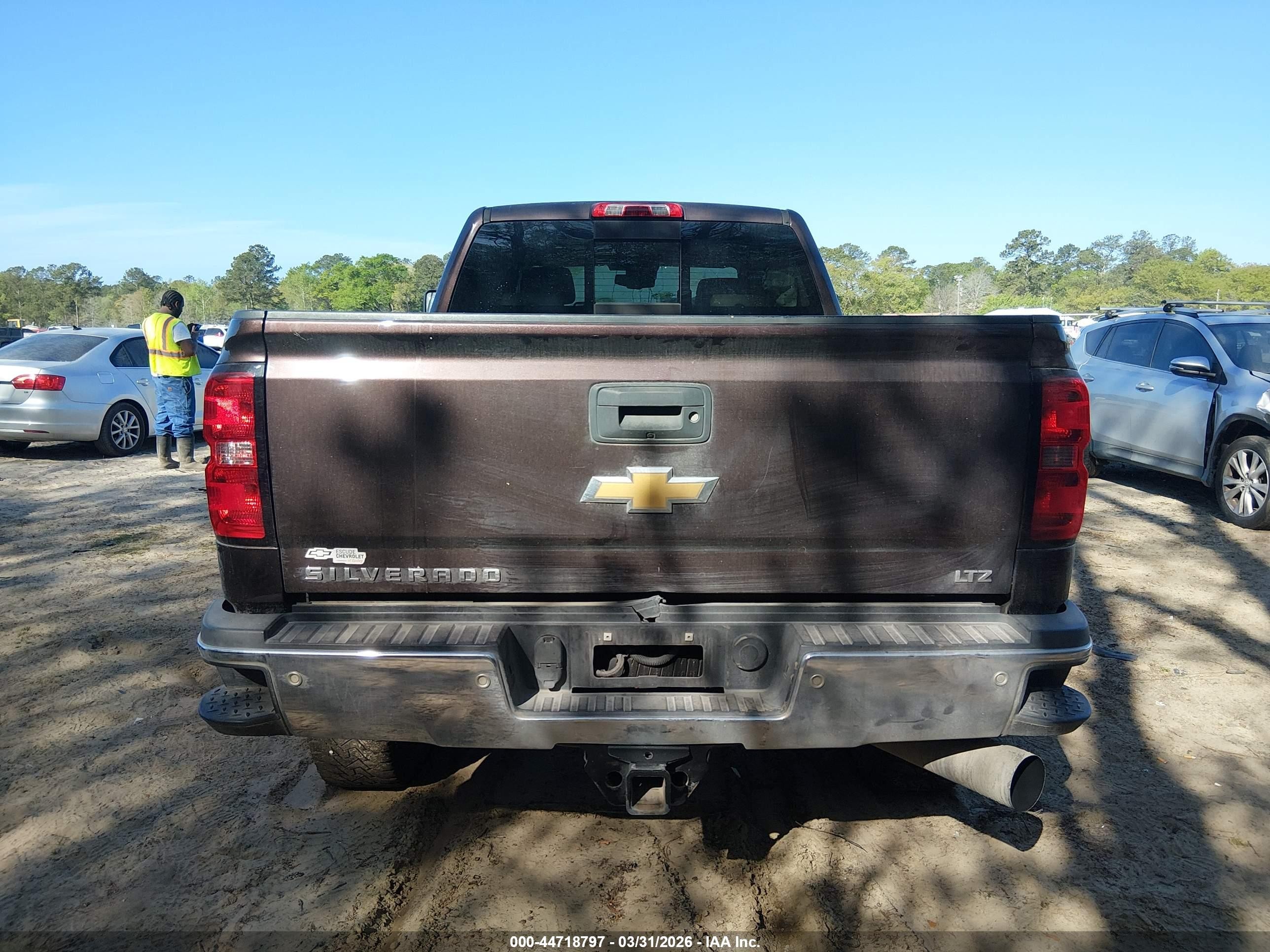 2016 Chevrolet Silverado 2500hd Ltz Коричневый vin: 1GC1KWE83GF230221