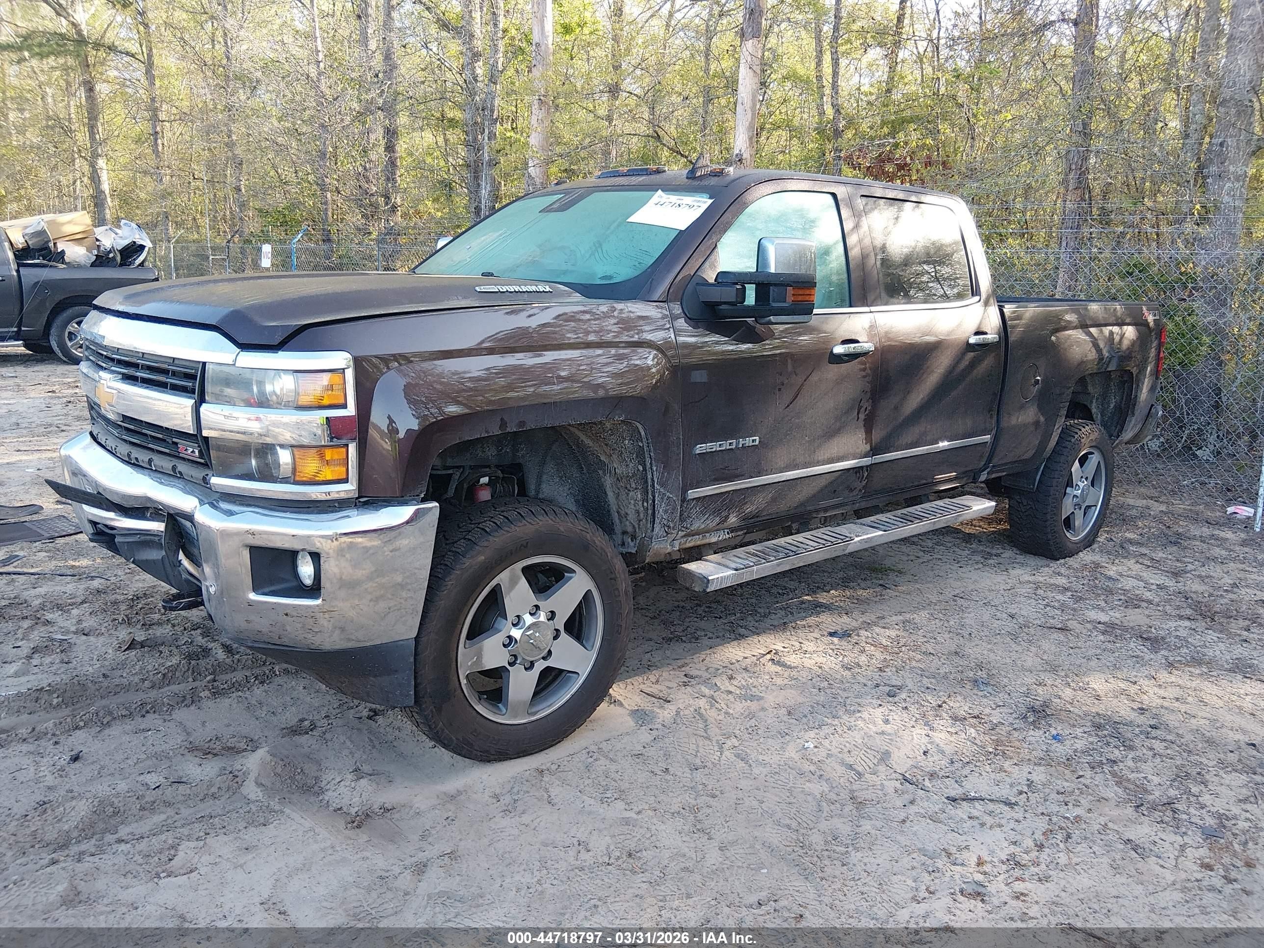 2016 Chevrolet Silverado 2500hd Ltz Коричневый vin: 1GC1KWE83GF230221