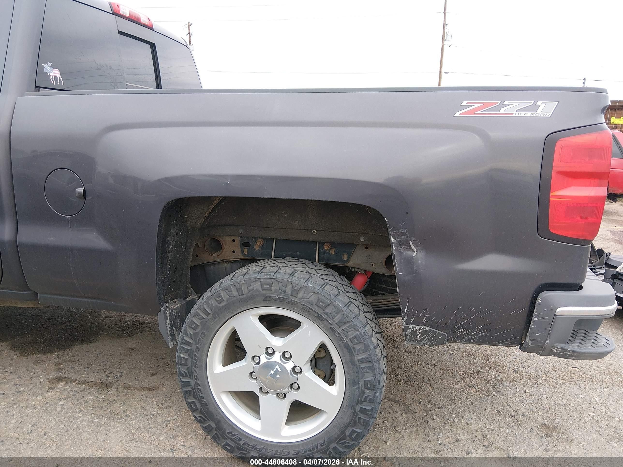 2015 Chevrolet Silverado 2500hd Ltz Gray vin: 1GC1KWE85FF631414