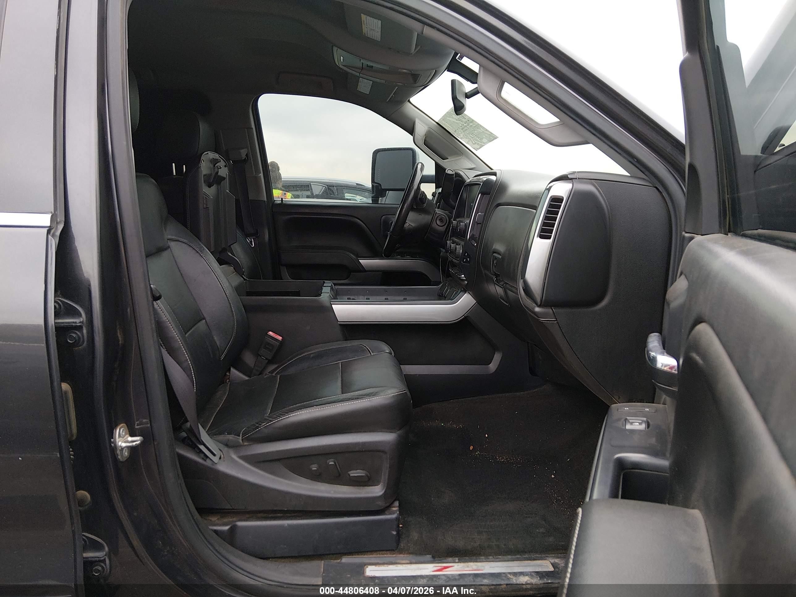 2015 Chevrolet Silverado 2500hd Ltz Gray vin: 1GC1KWE85FF631414