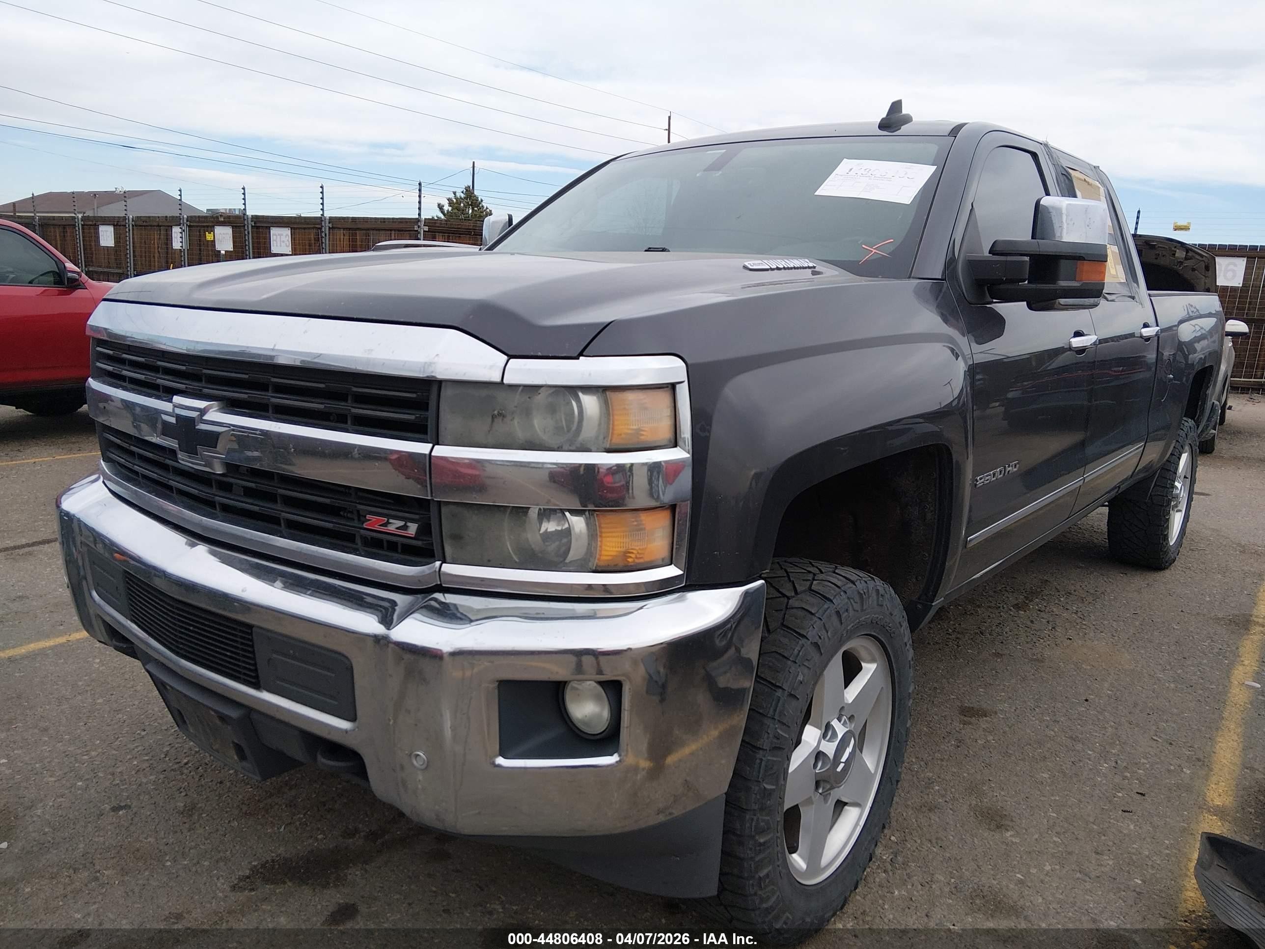 2015 Chevrolet Silverado 2500hd Ltz Gray vin: 1GC1KWE85FF631414