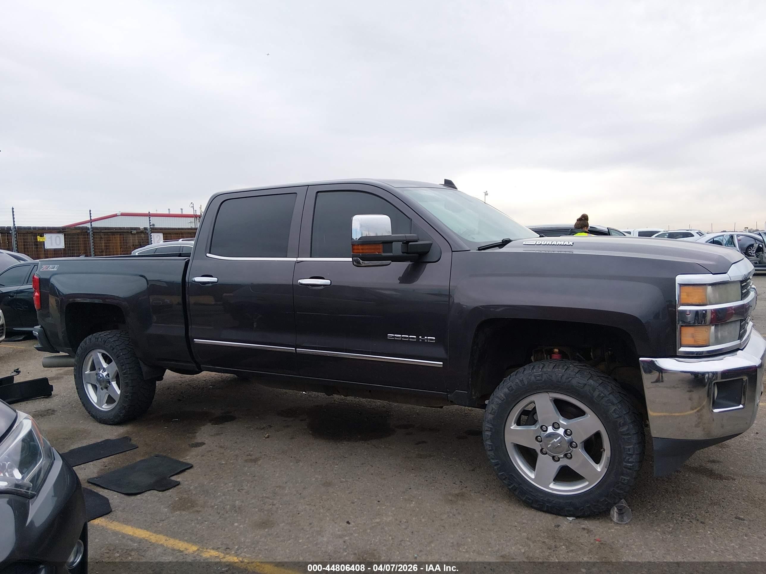 2015 Chevrolet Silverado 2500hd Ltz Gray vin: 1GC1KWE85FF631414