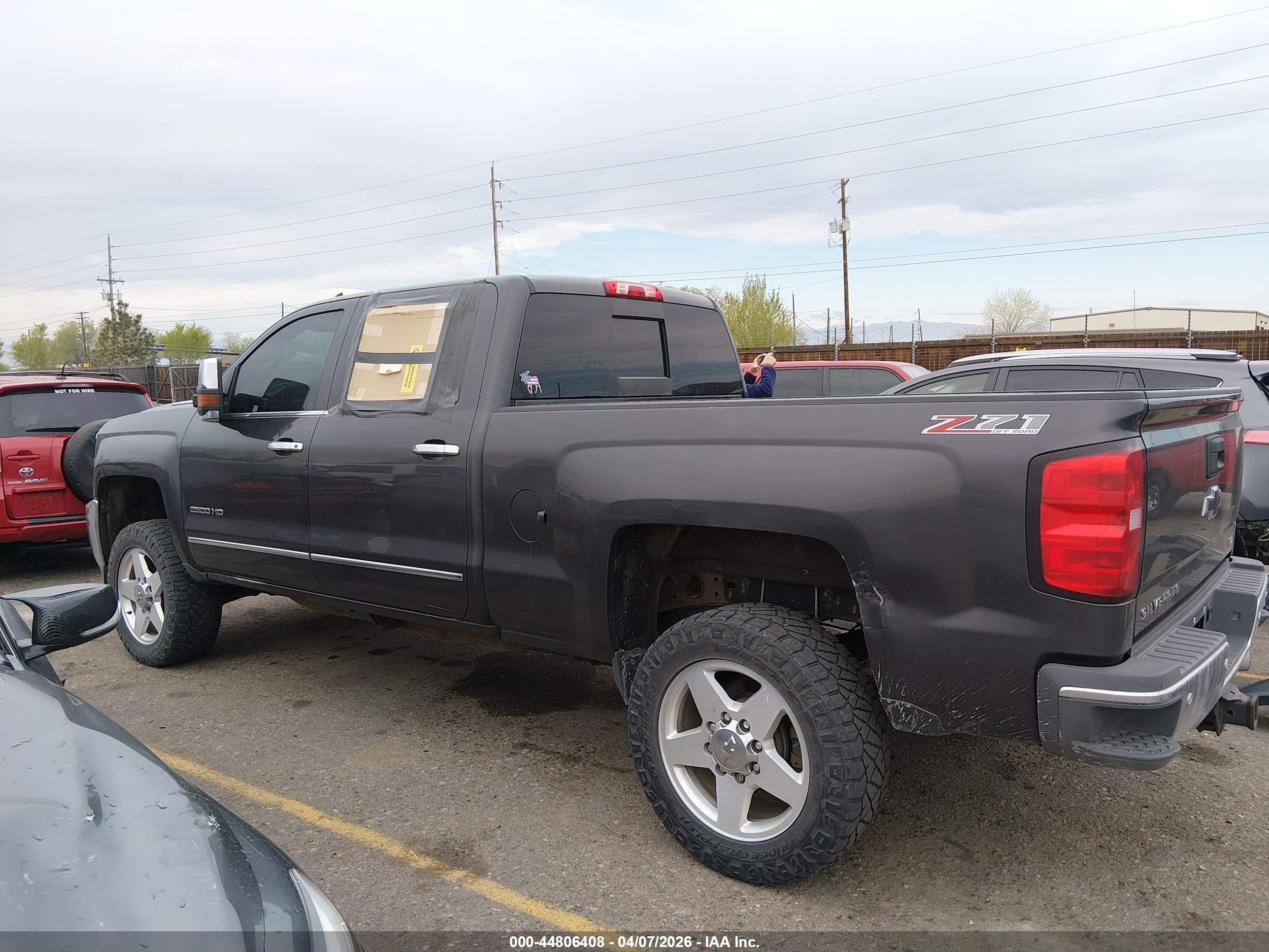 2015 Chevrolet Silverado 2500hd Ltz Gray vin: 1GC1KWE85FF631414