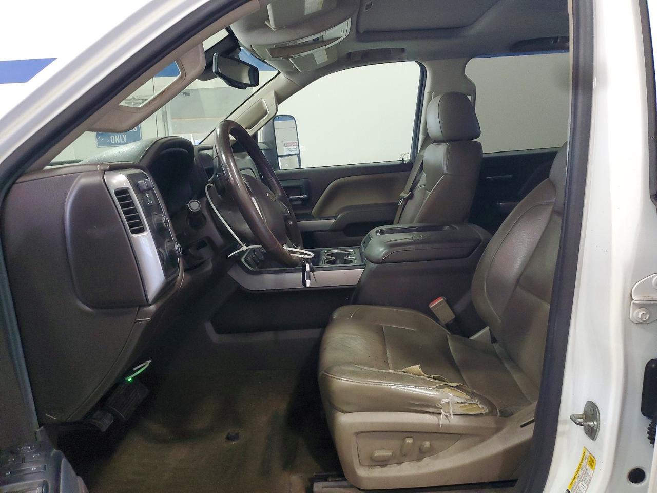 2015 Chevrolet Silverado K2500 Heavy Duty Ltz White vin: 1GC1KWE86FF195835