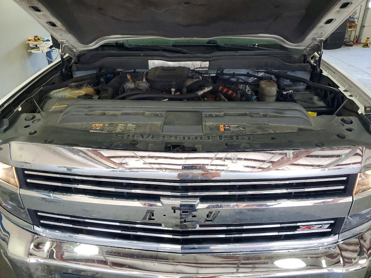 2015 Chevrolet Silverado K2500 Heavy Duty Ltz White vin: 1GC1KWE86FF195835