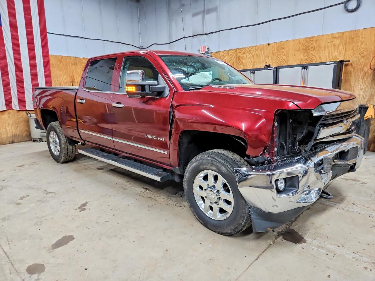 2015 Chevrolet Silverado K2500 Heavy Duty Ltz Burgundy vin: 1GC1KWE86FF655480