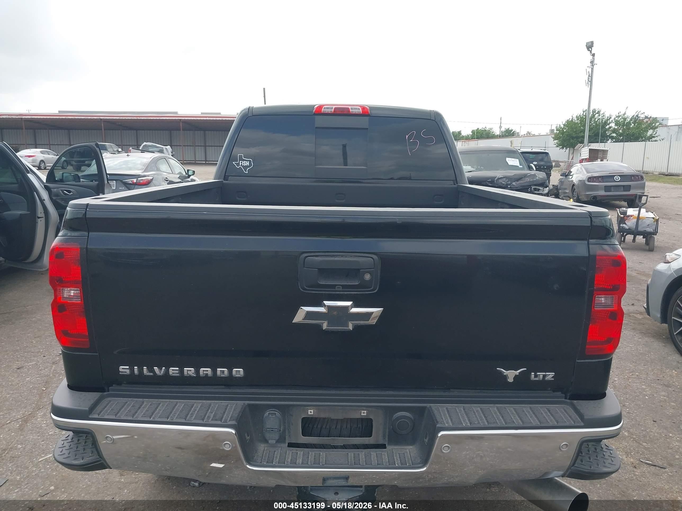2015 Chevrolet Silverado 2500hd Ltz Black vin: 1GC1KWE87FF149088