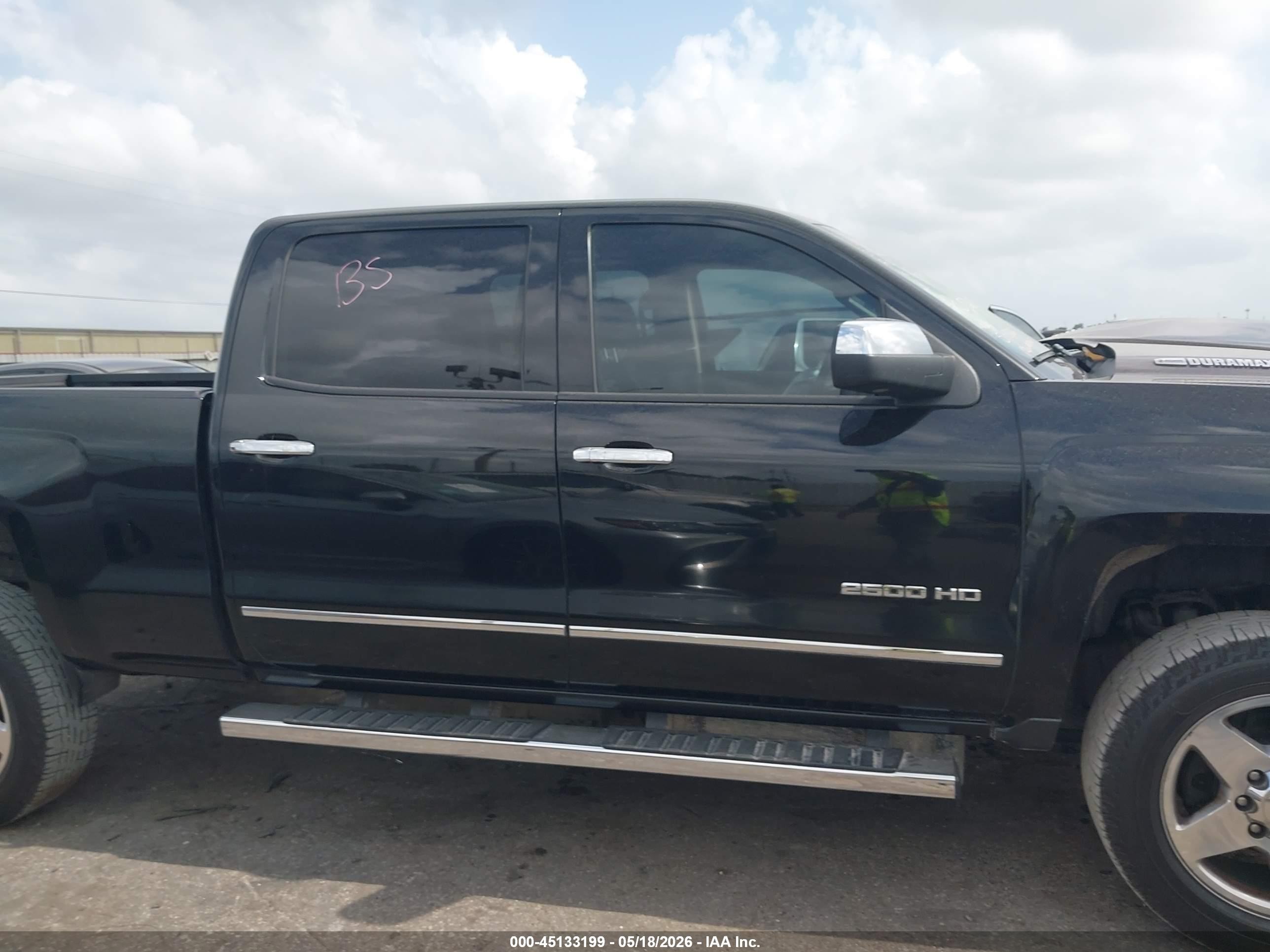2015 Chevrolet Silverado 2500hd Ltz Black vin: 1GC1KWE87FF149088