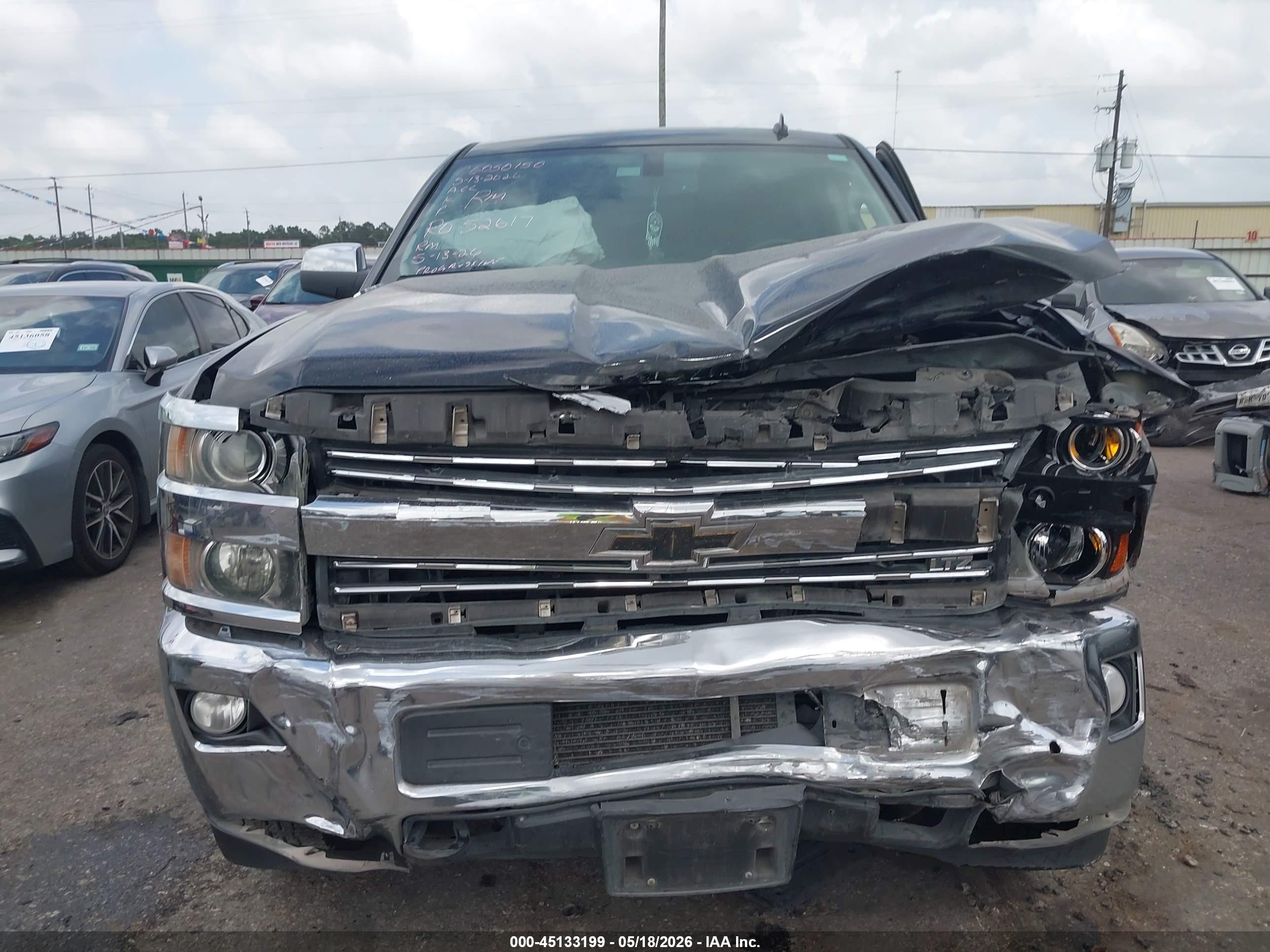2015 Chevrolet Silverado 2500hd Ltz Black vin: 1GC1KWE87FF149088