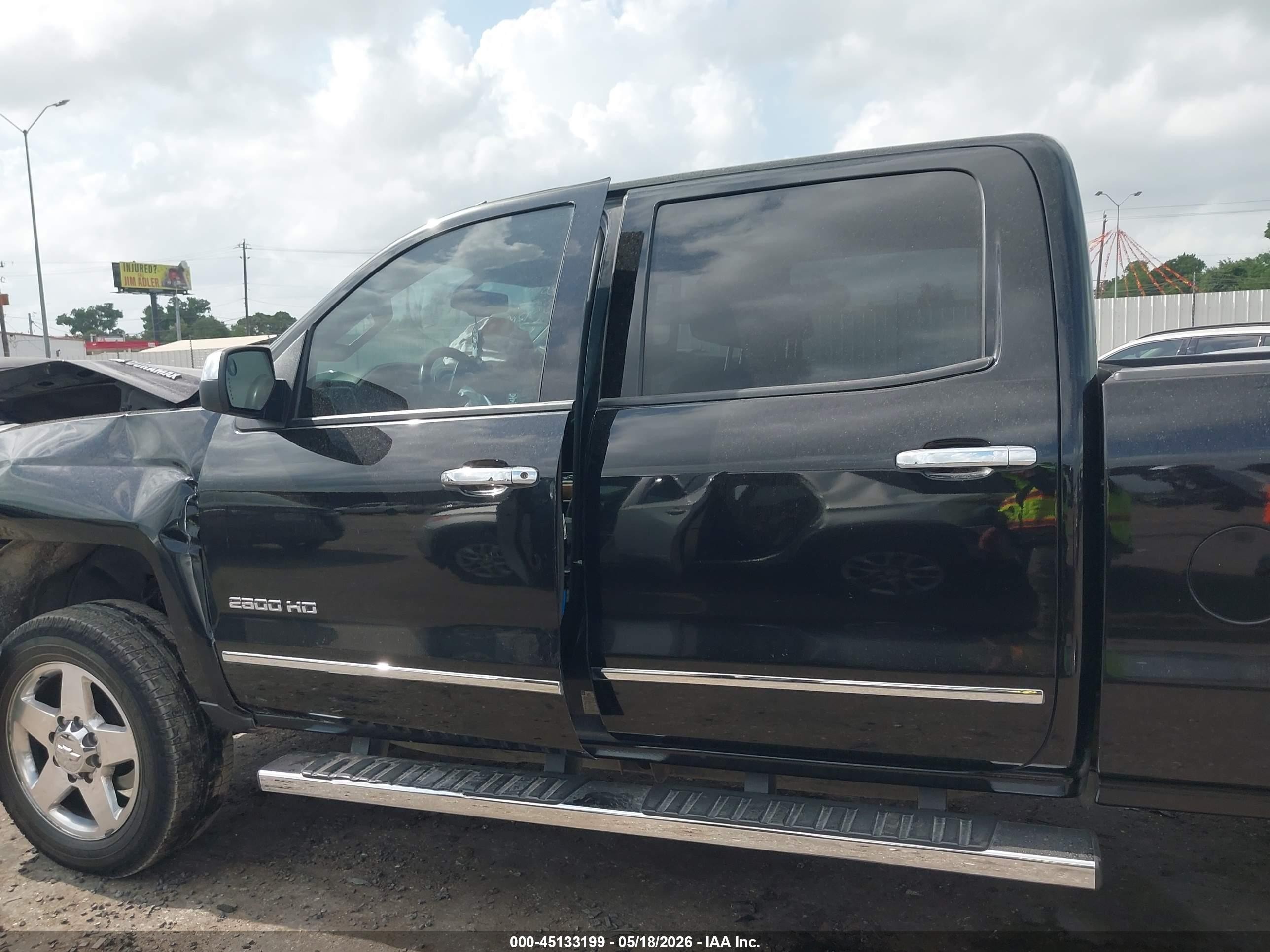 2015 Chevrolet Silverado 2500hd Ltz Black vin: 1GC1KWE87FF149088
