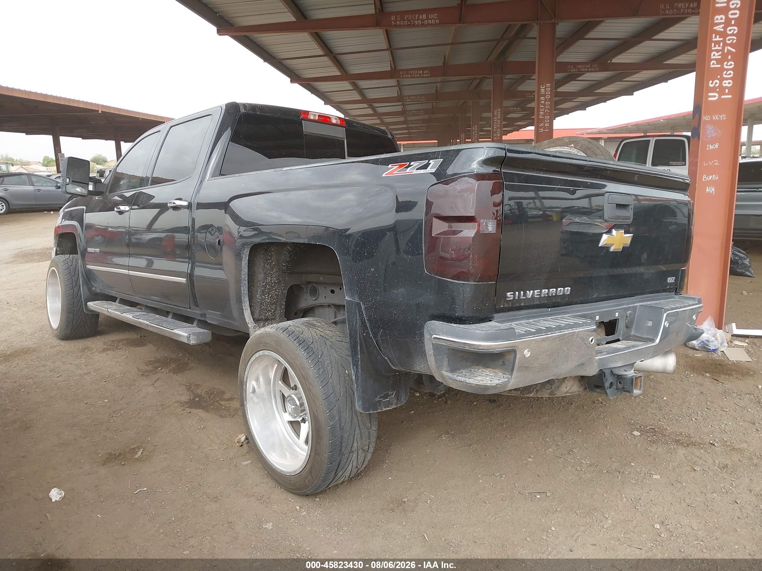 2015 Chevrolet Silverado 2500hd Ltz Black vin: 1GC1KWE87FF163086